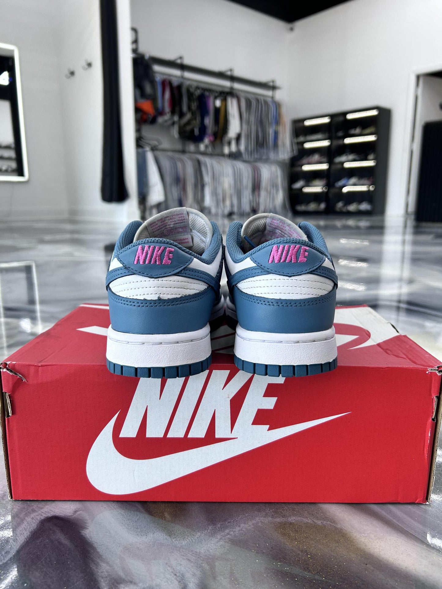Nike Dunk Low "South Beach" Used Size 6.5Y/8W