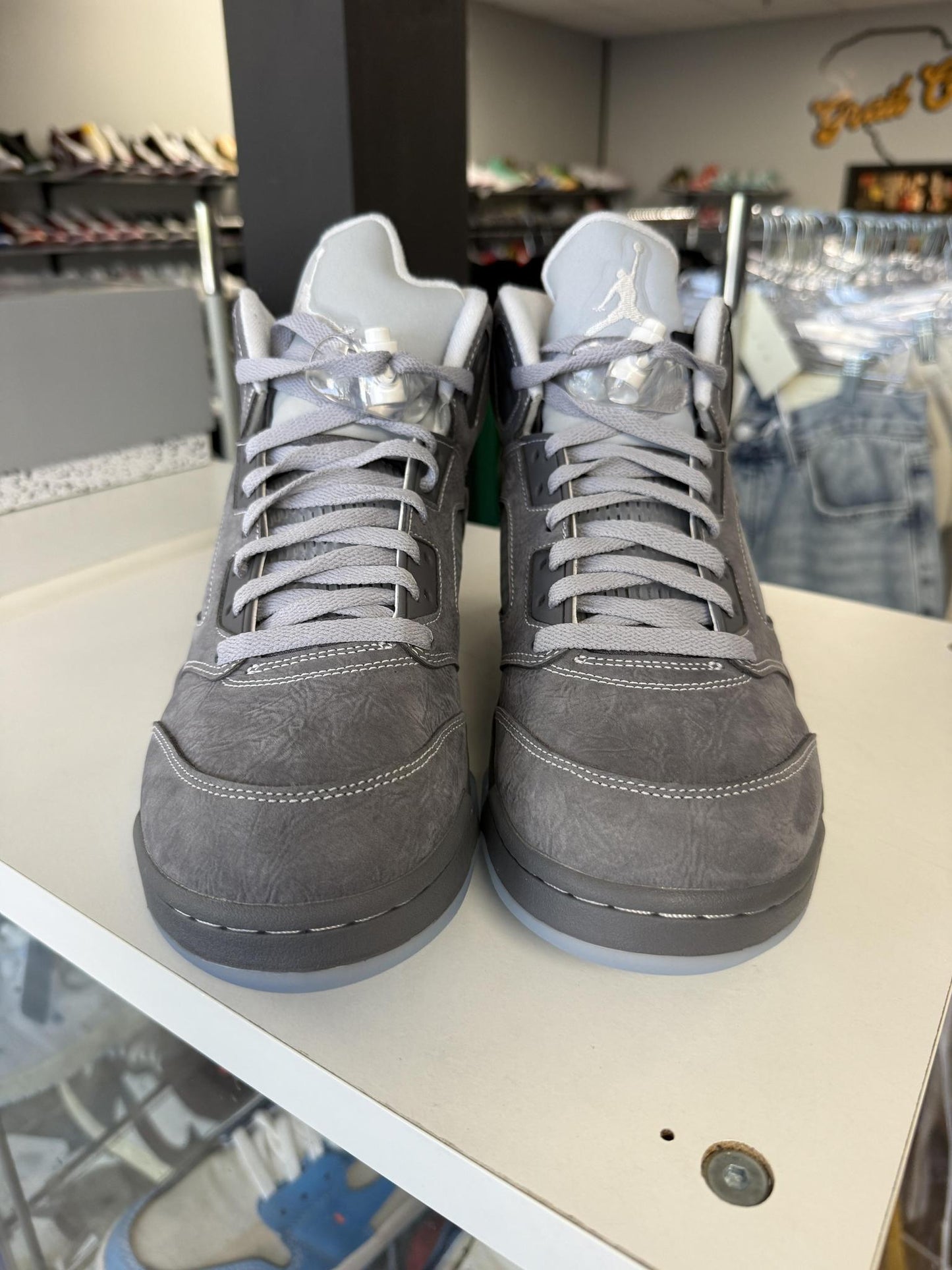 Jordan 5 "Wolf Grey" Used Size 9