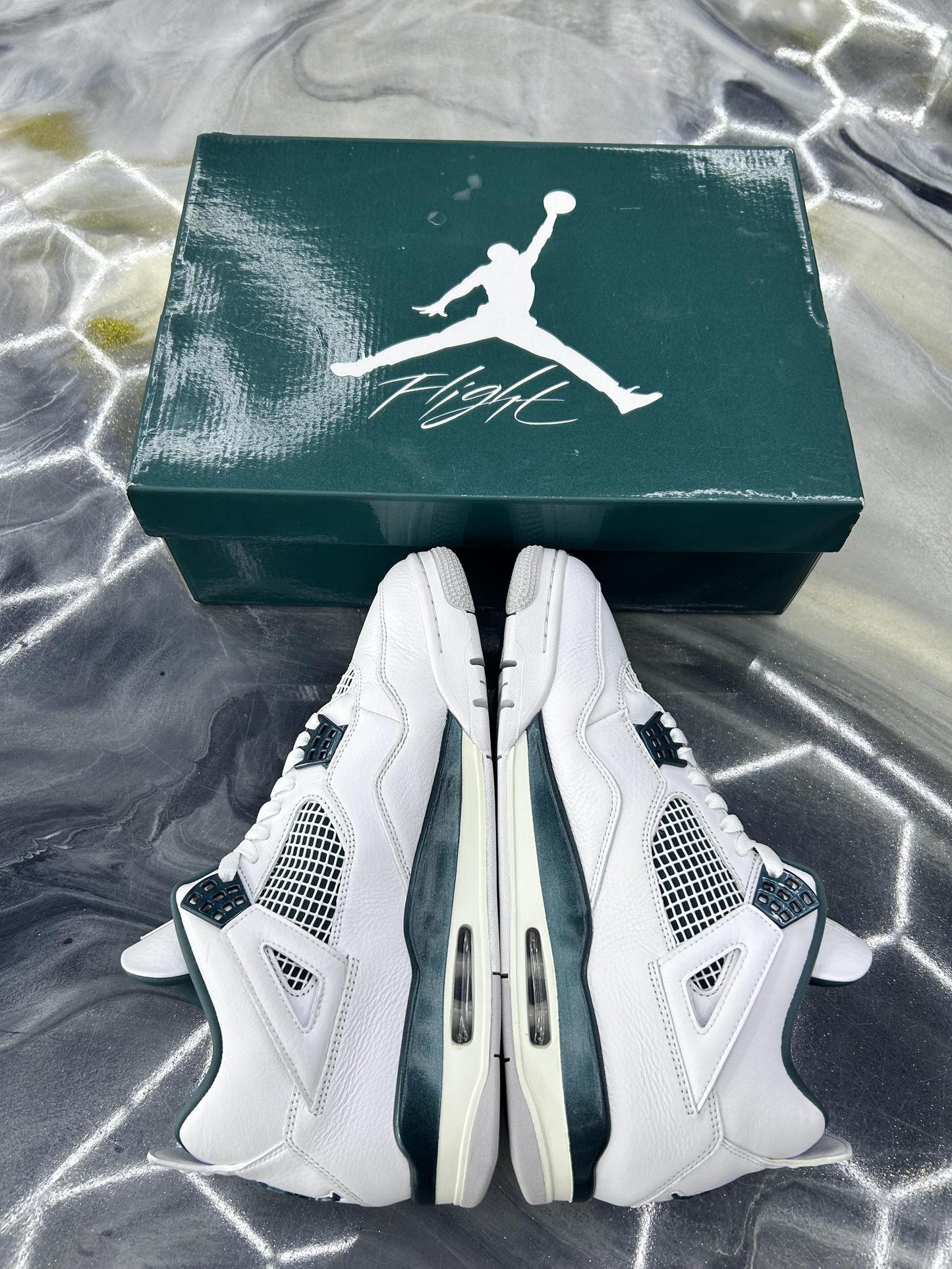 Jordan 4 Oxidized Green Used Size 11.5