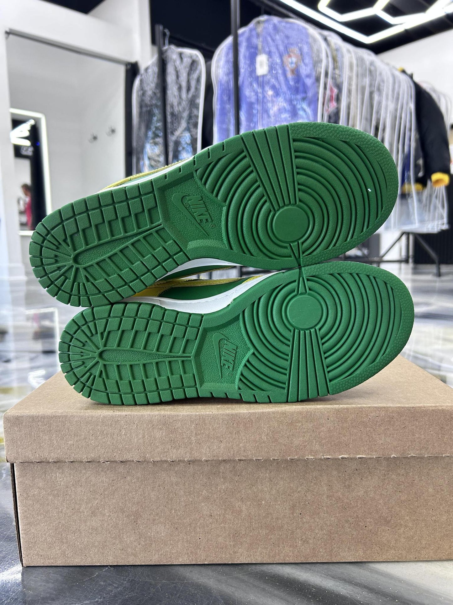 Nike Dunk Low "Reverse Brazil" Used Size 7.5