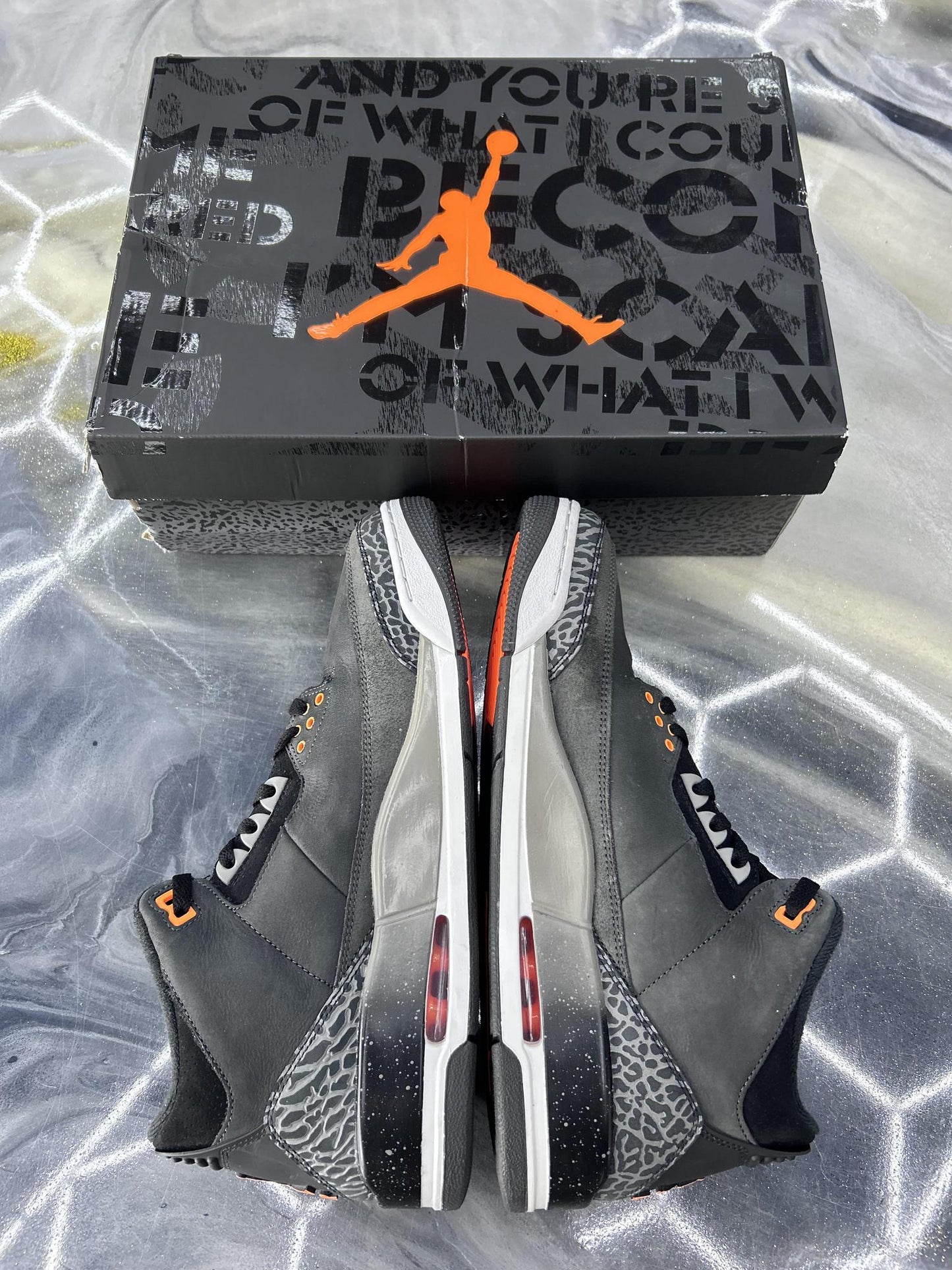 Jordan 3 Fear Used Size 12