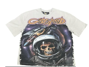 Godspeed Space Traveler Tee "Stone Wash"