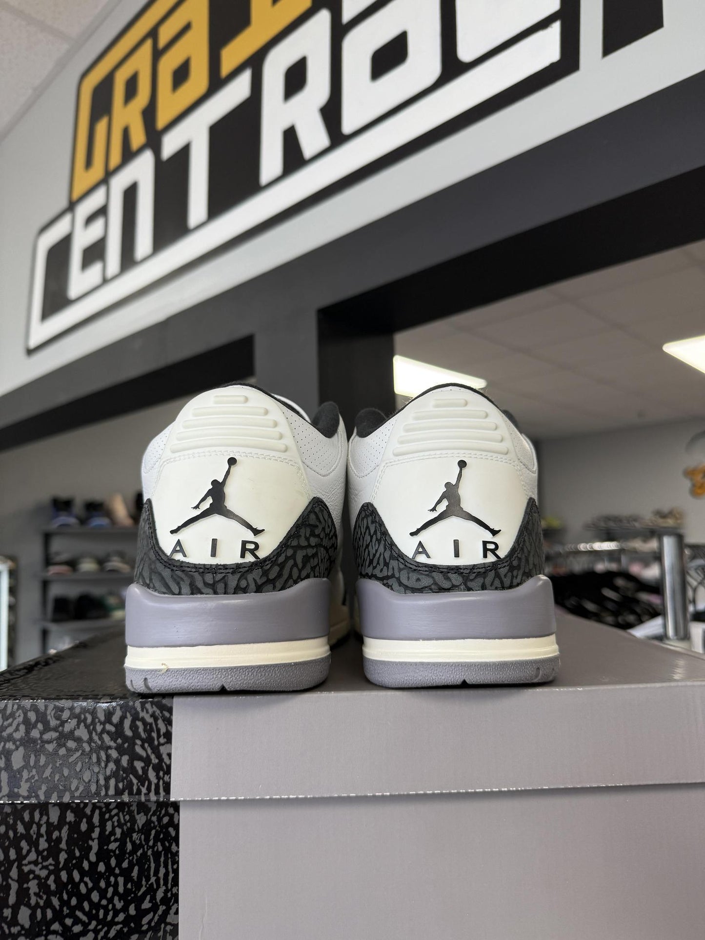 Jordan 3 "Grey Cement" Used Size 13