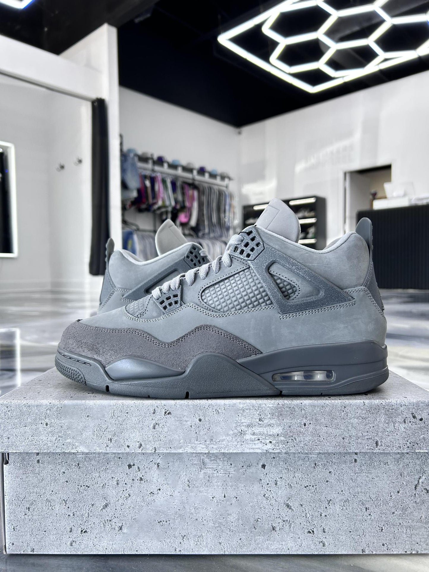 Jordan 4 "Wet Cement" Used Size 12