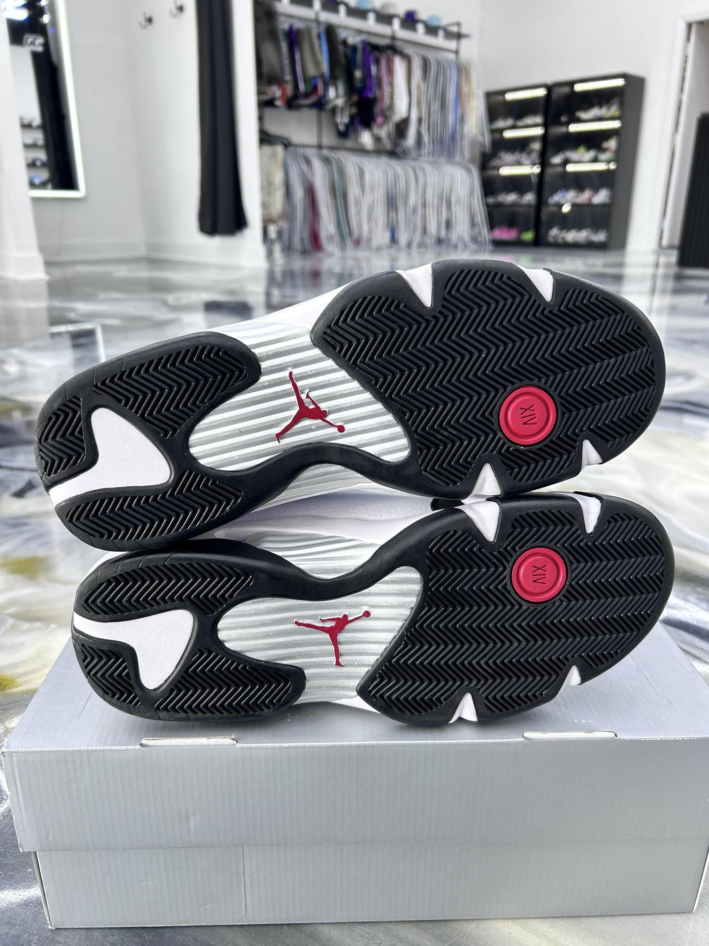 Jordan 14 "Black Toe" Used Size 13