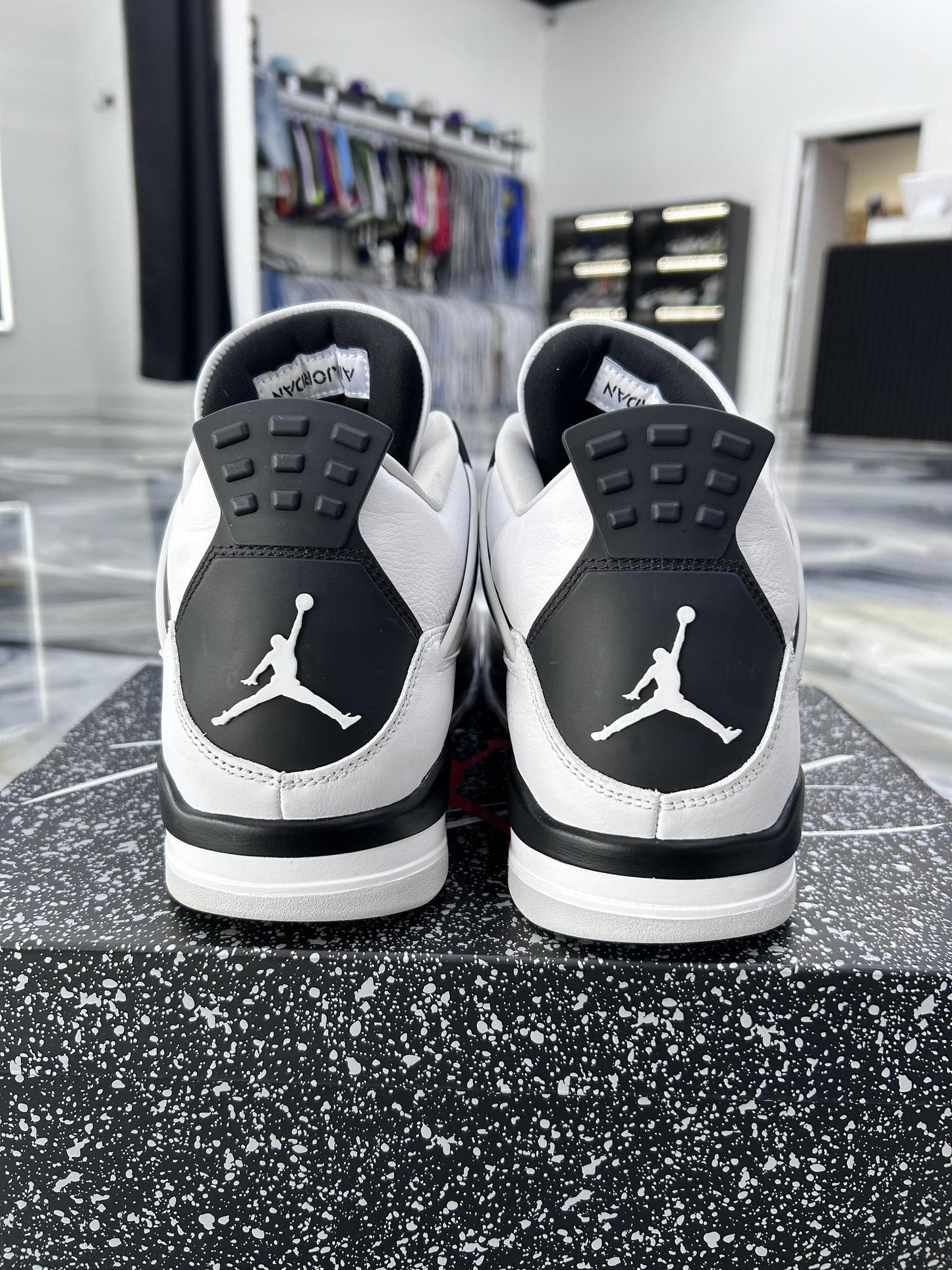 Jordan 4 "Military Black" Used Size 14