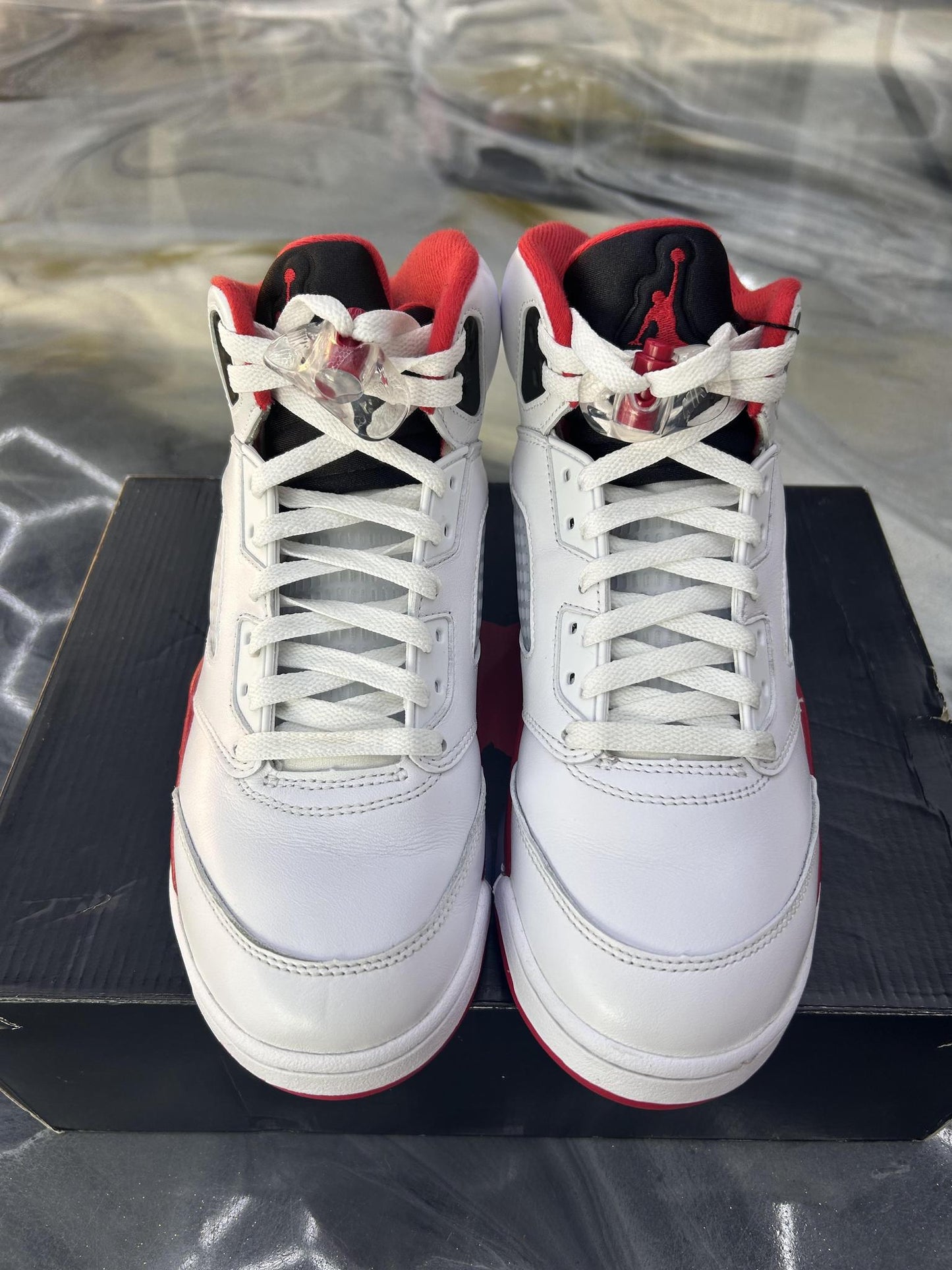 Jordan 5 "Fire Red" Used Size 8.5