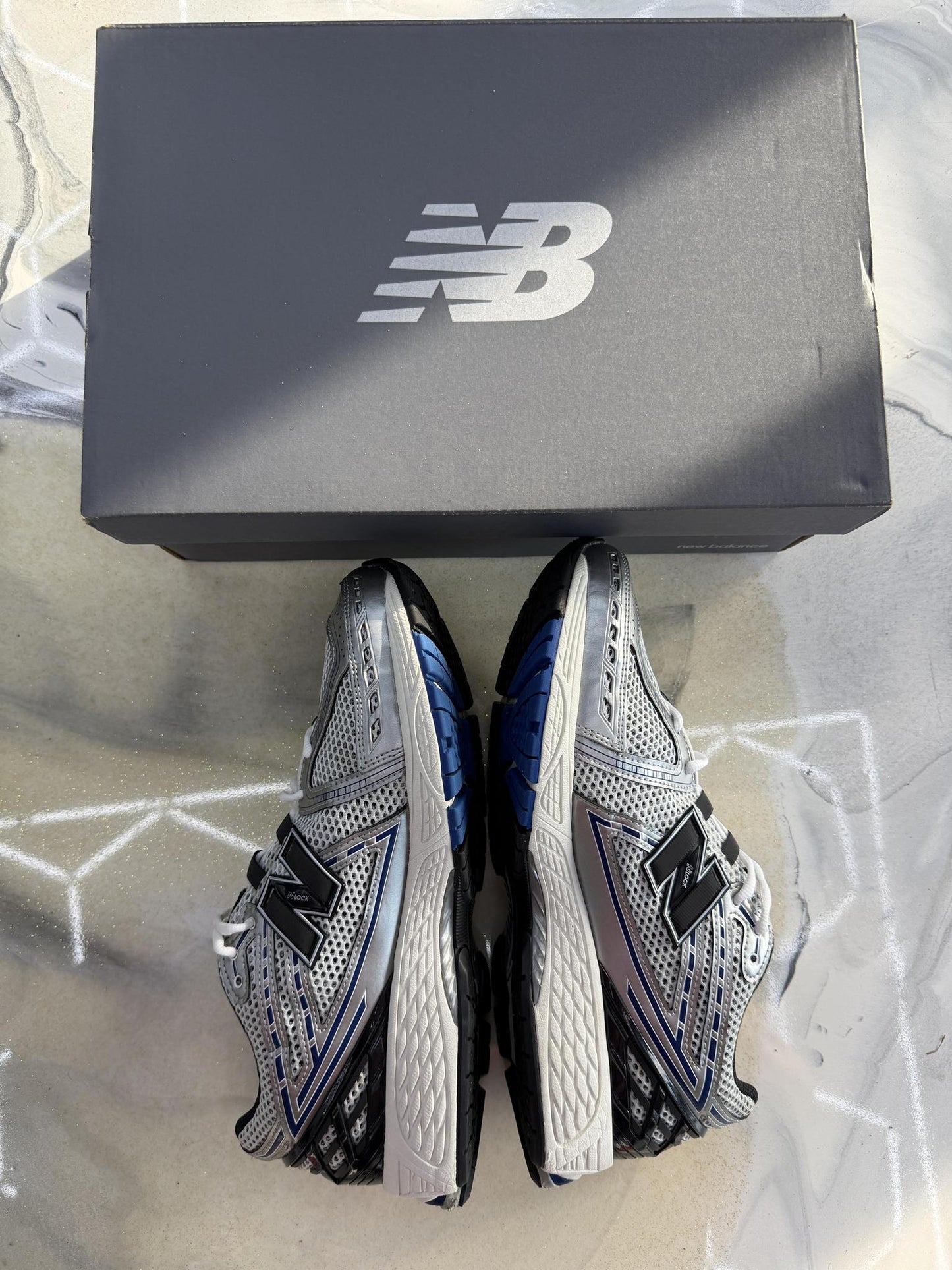 New Balance 1906R Metallic Silver Blue Used