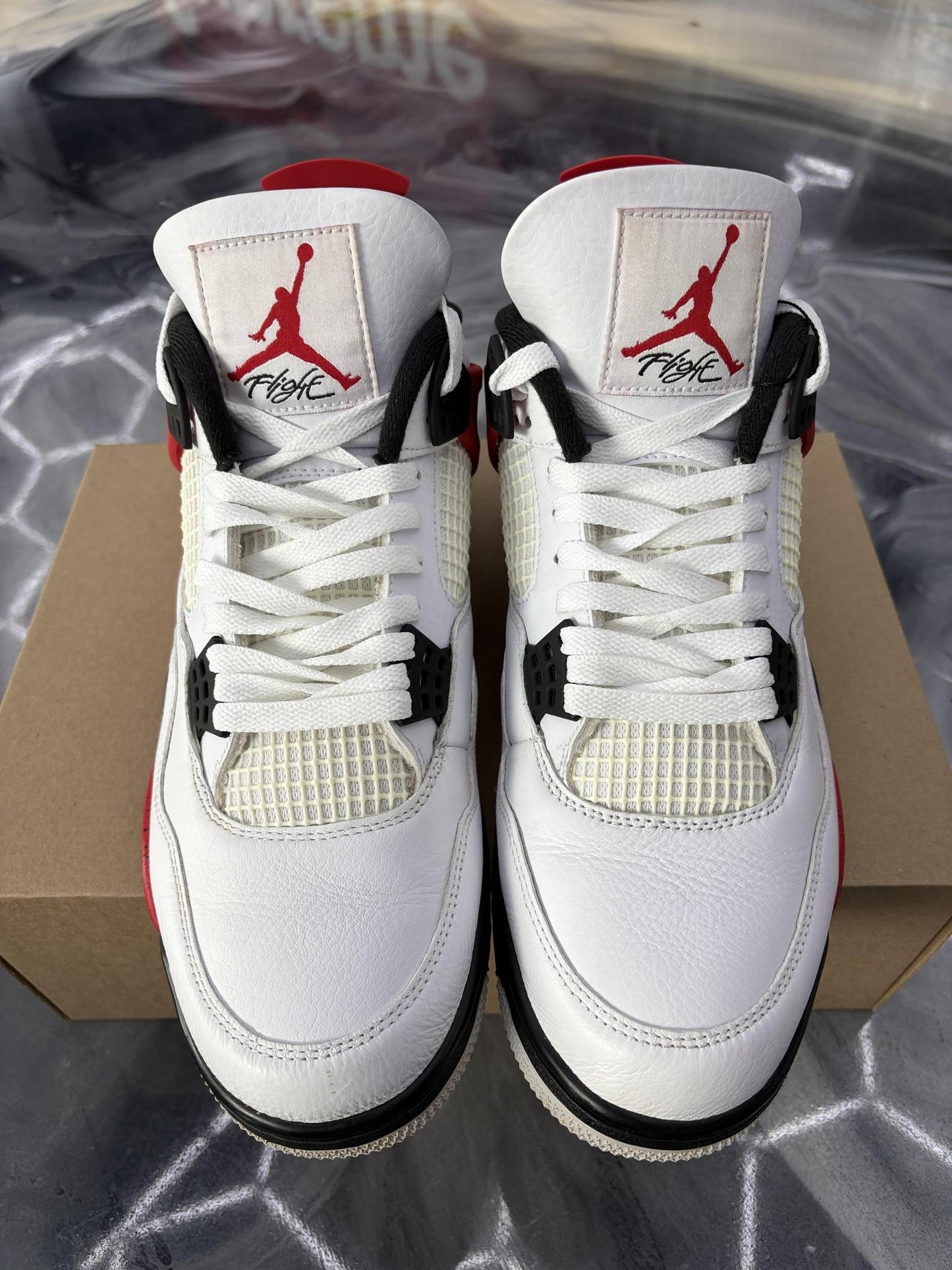 Jordan 4 "Red Cement" Used Size 11
