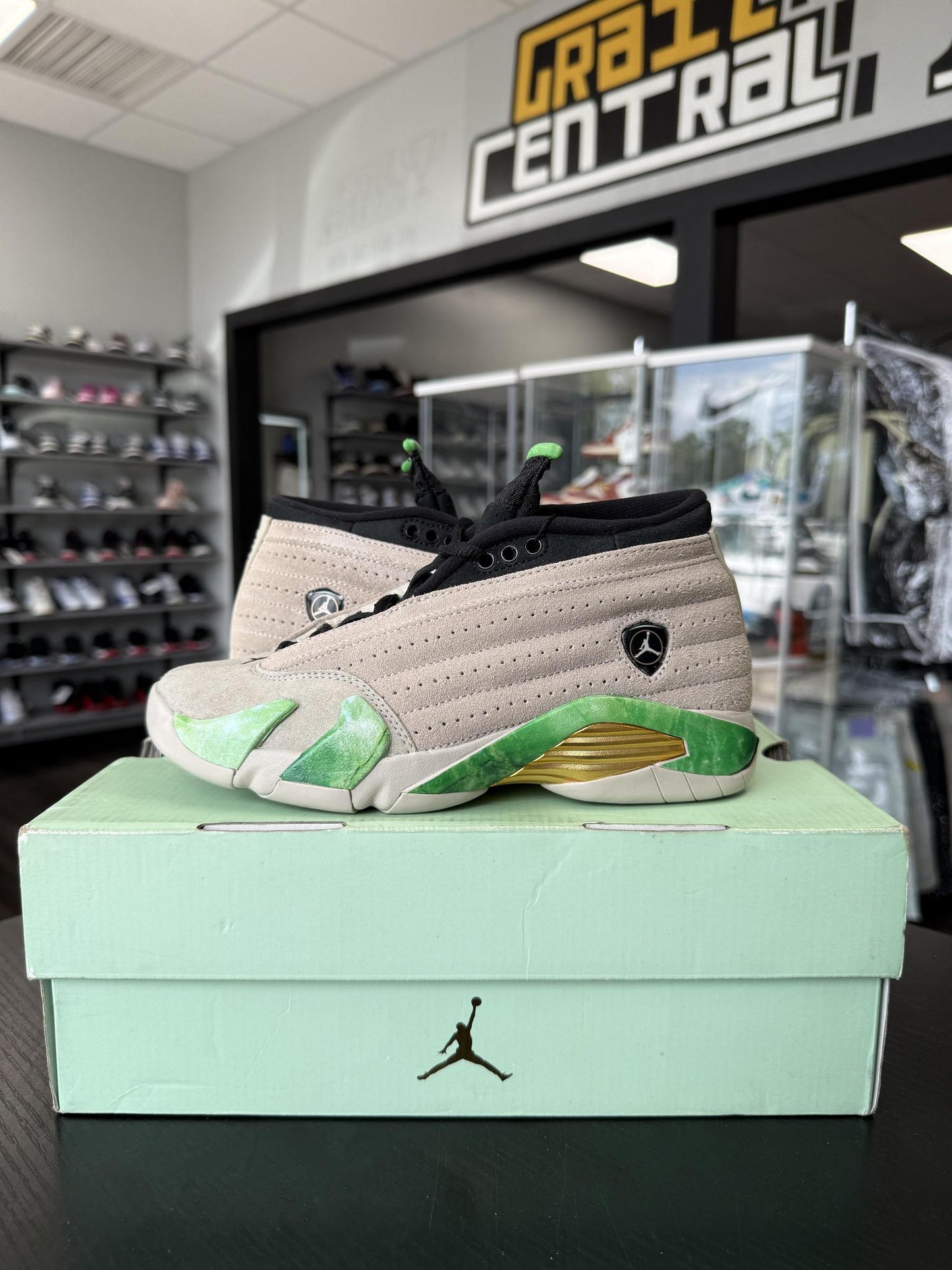 Jordan 14 x Aleali May "Fortune" Used Size 4Y/5.5W