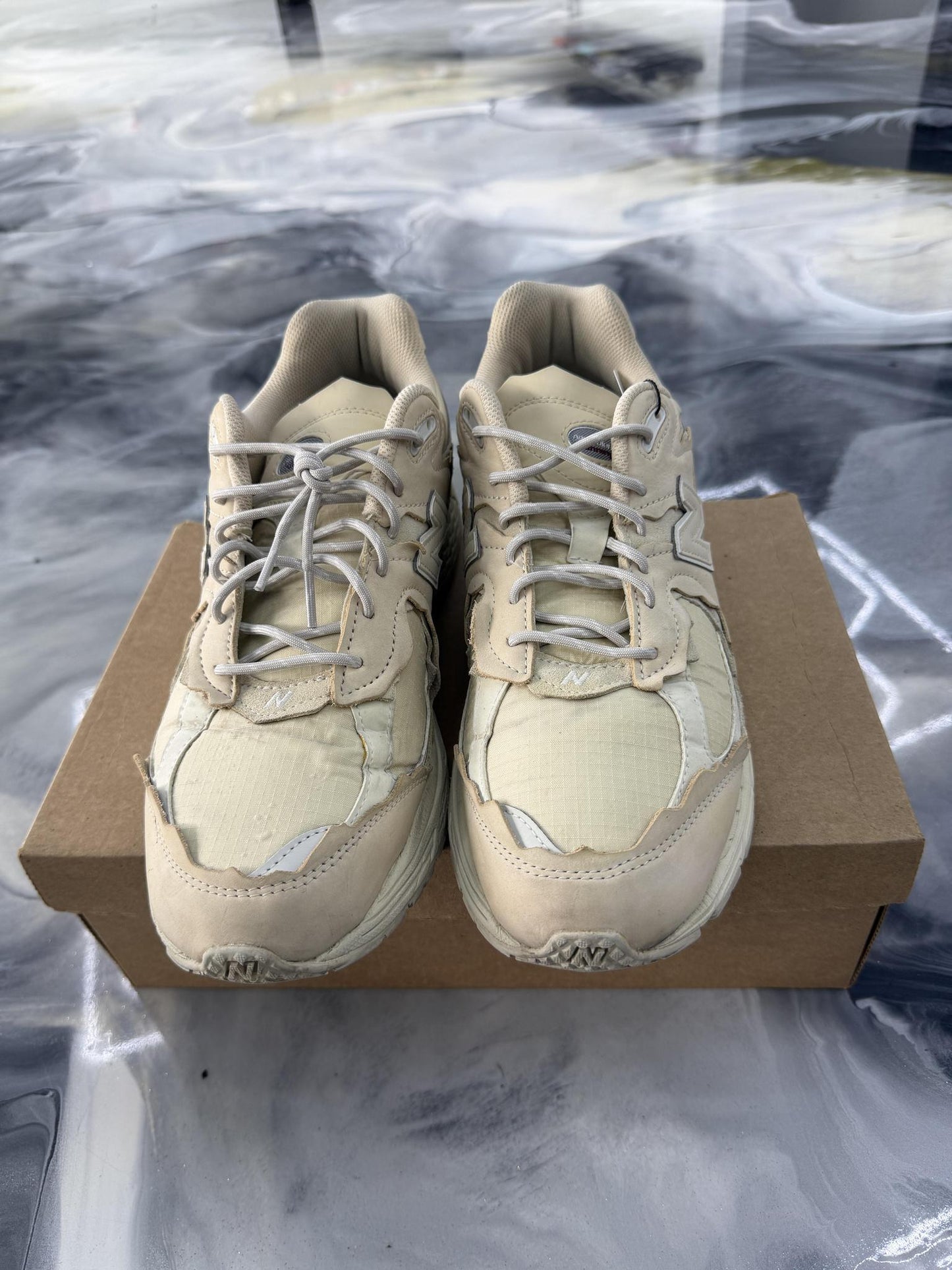 New Balance 2002R Protection Pack Sandstone Used Size 12