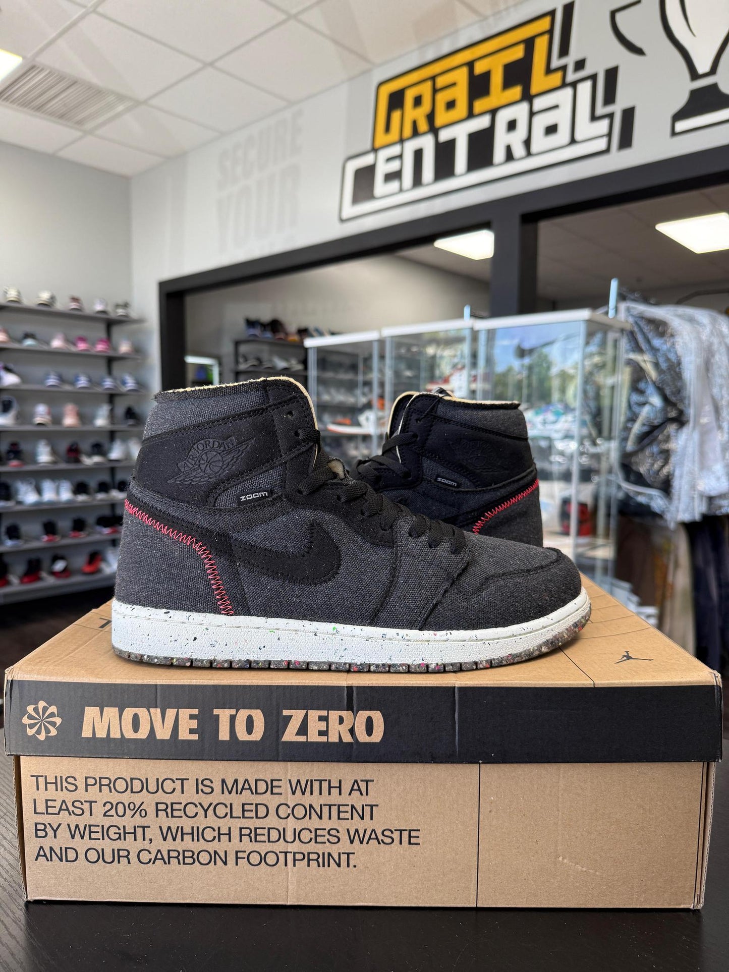 Jordan 1 Zoom Air "Crater" Used Size 10.5