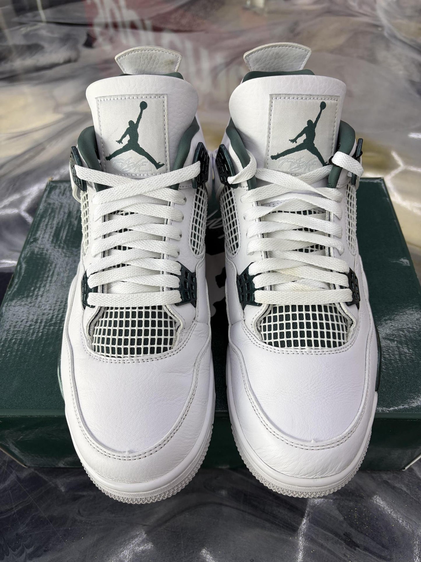 Jordan 4 "Oxidized Green" Used Size 11
