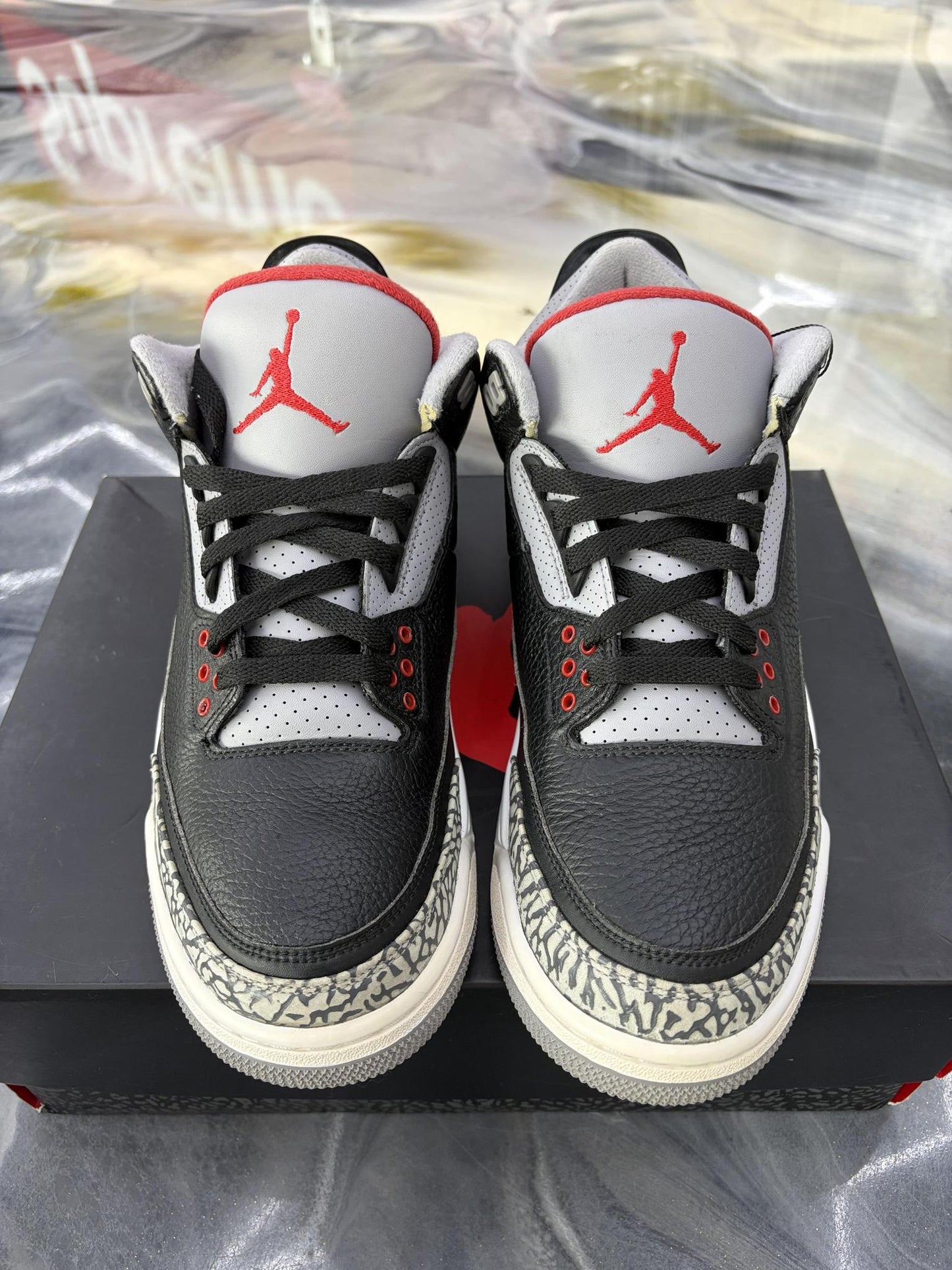 Jordan 3 "Black Cement 2018" Used Size 10.5