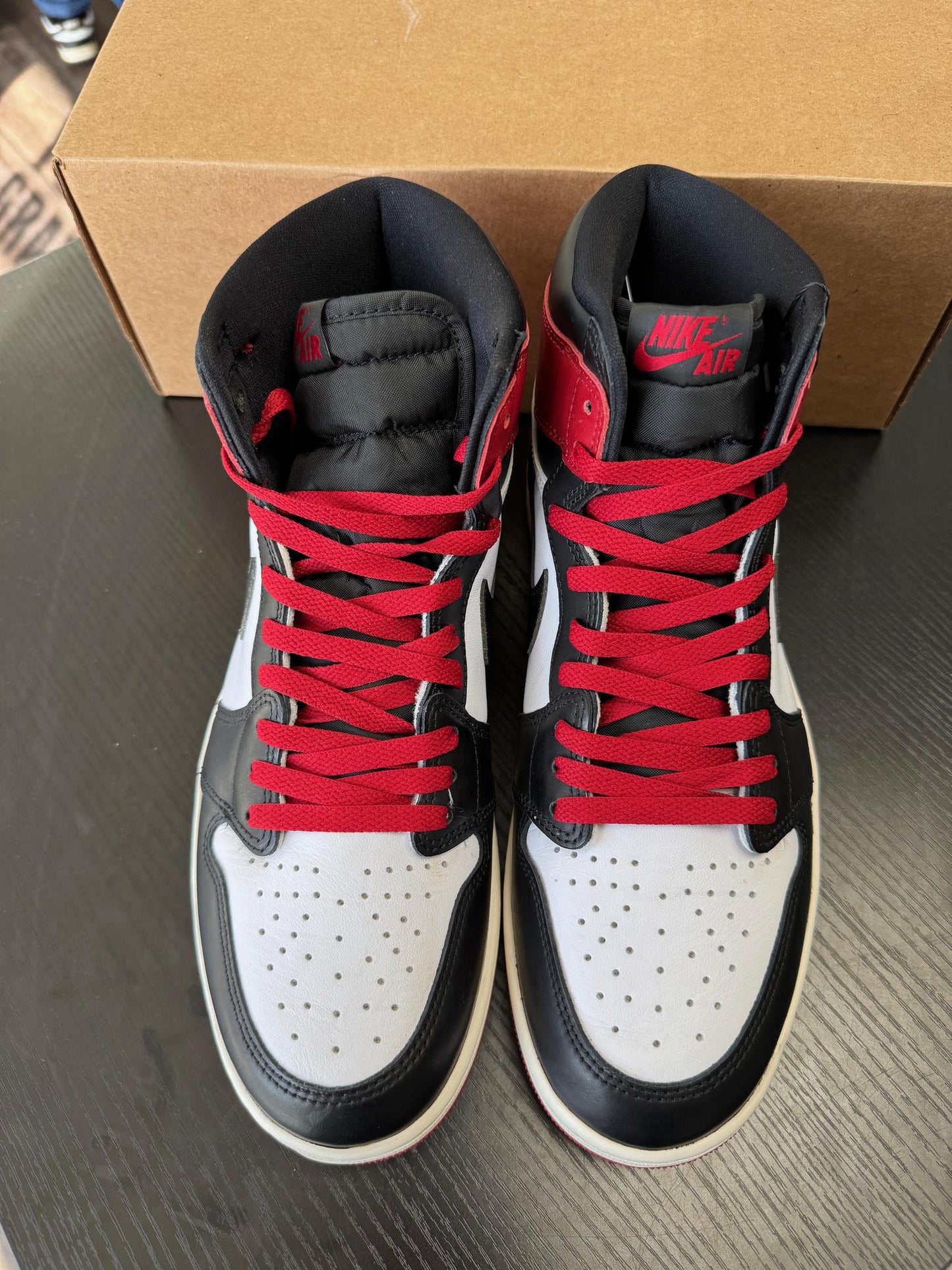 Jordan 1 "Black Toe Reimagined" Used Size 11