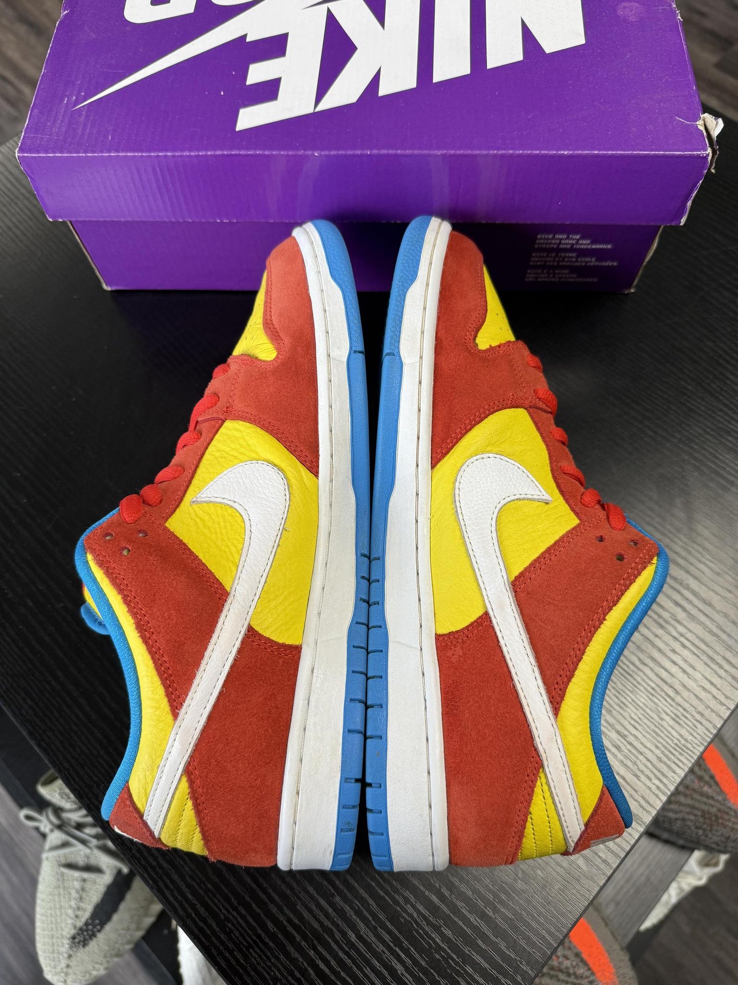 Nike Dunk Low SB "Bart Simpson" Used Size 11