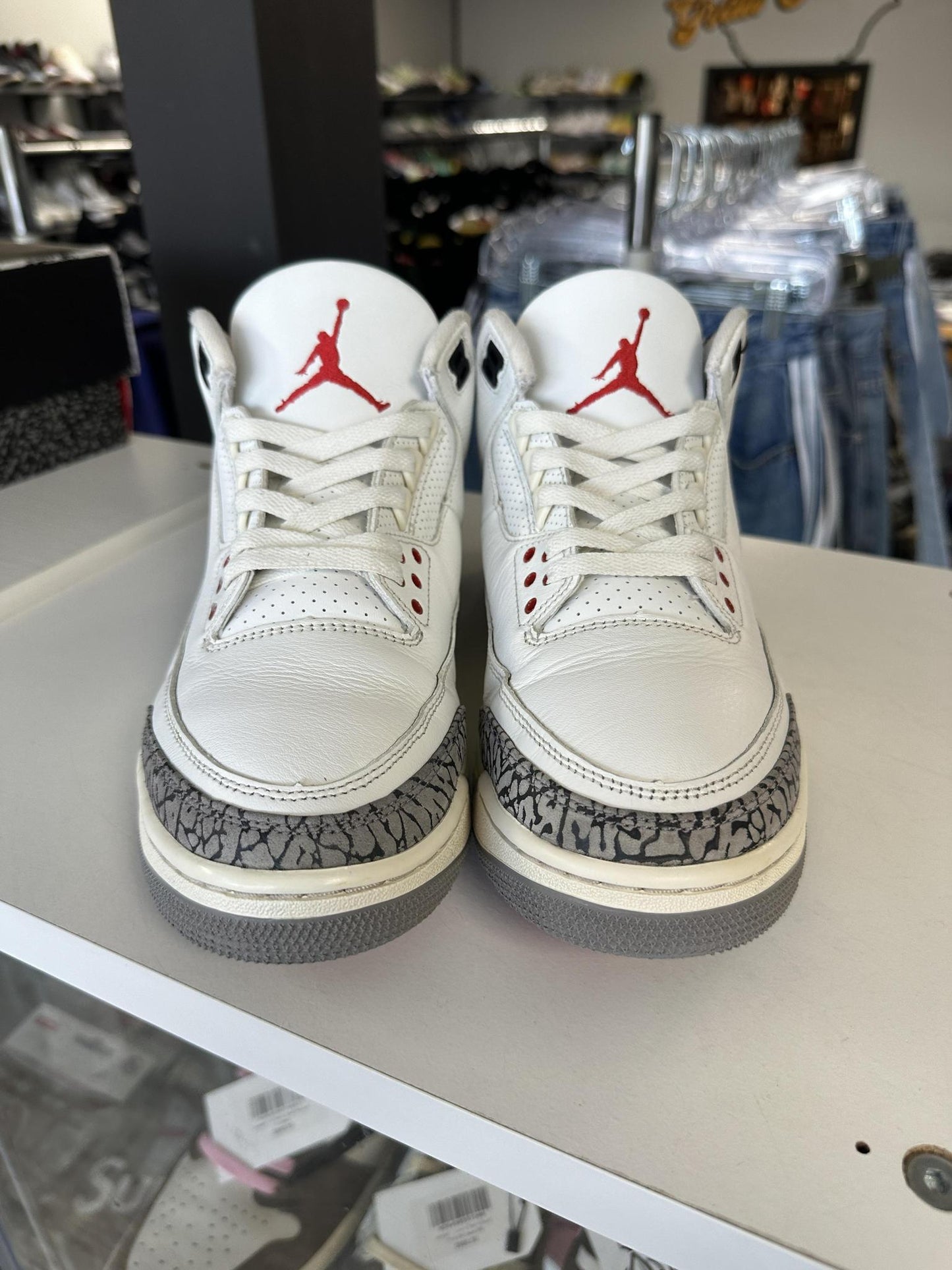 Jordan 3 "White Cement" Used Size 9