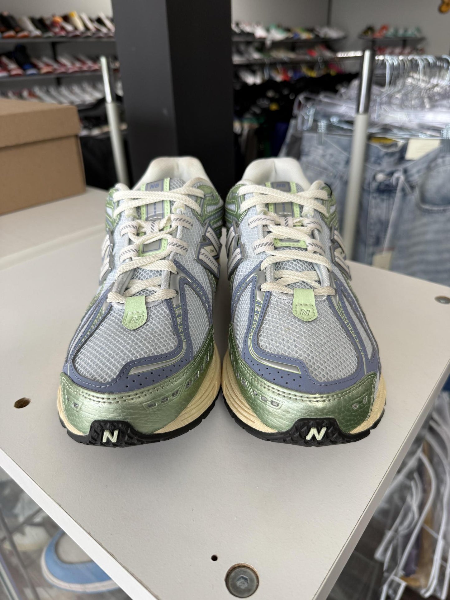 New Balance 1906R "Ice Blue Melon Water" Used Size 8.5