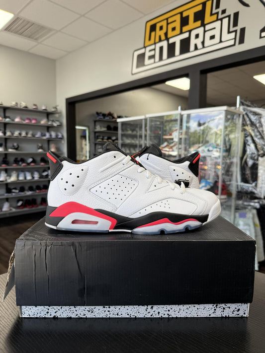 Jordan 6 Low "Infrared White" Used Size 11.5