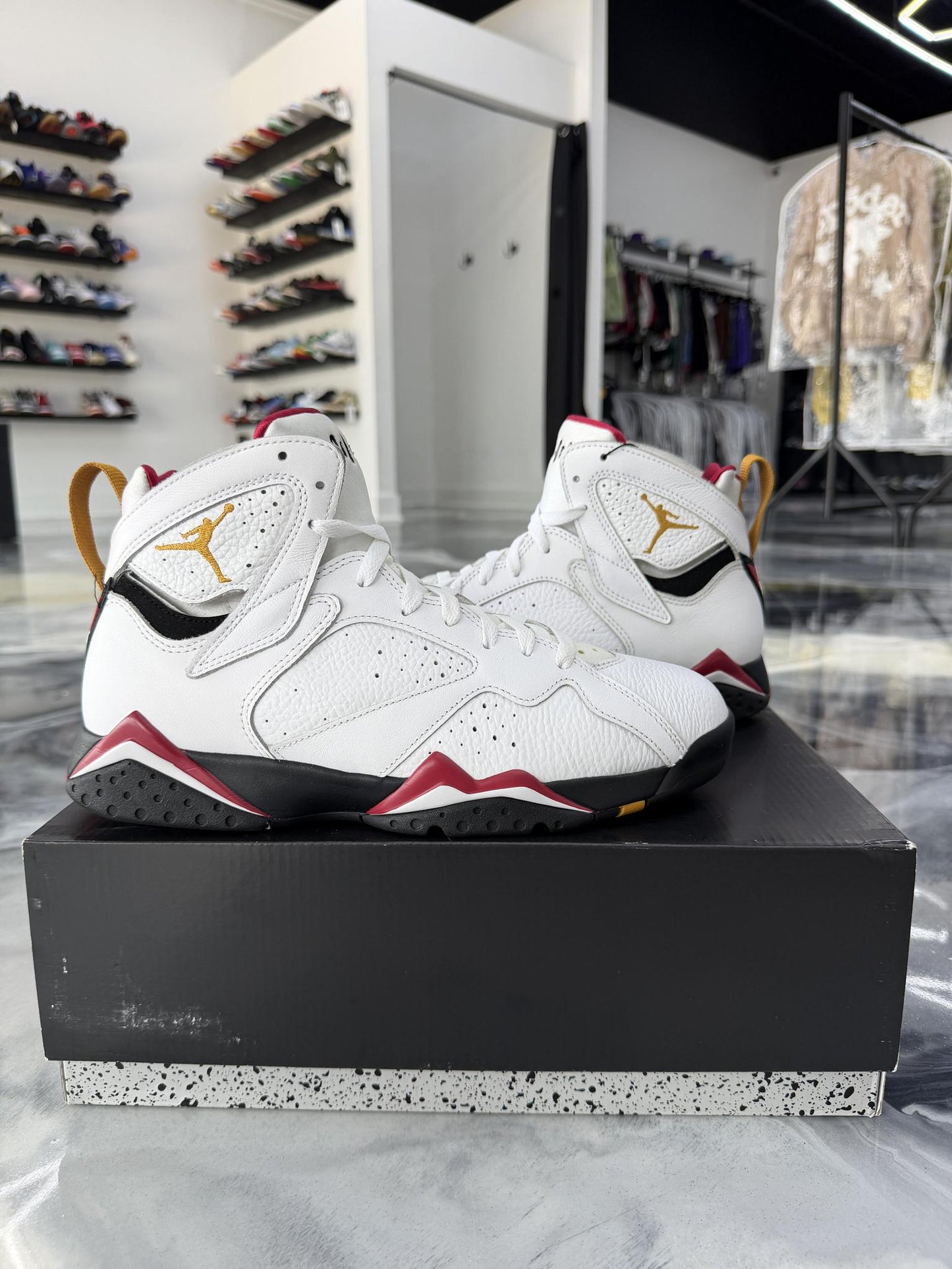 Jordan 7 "Cardinal" Used Size 9.5
