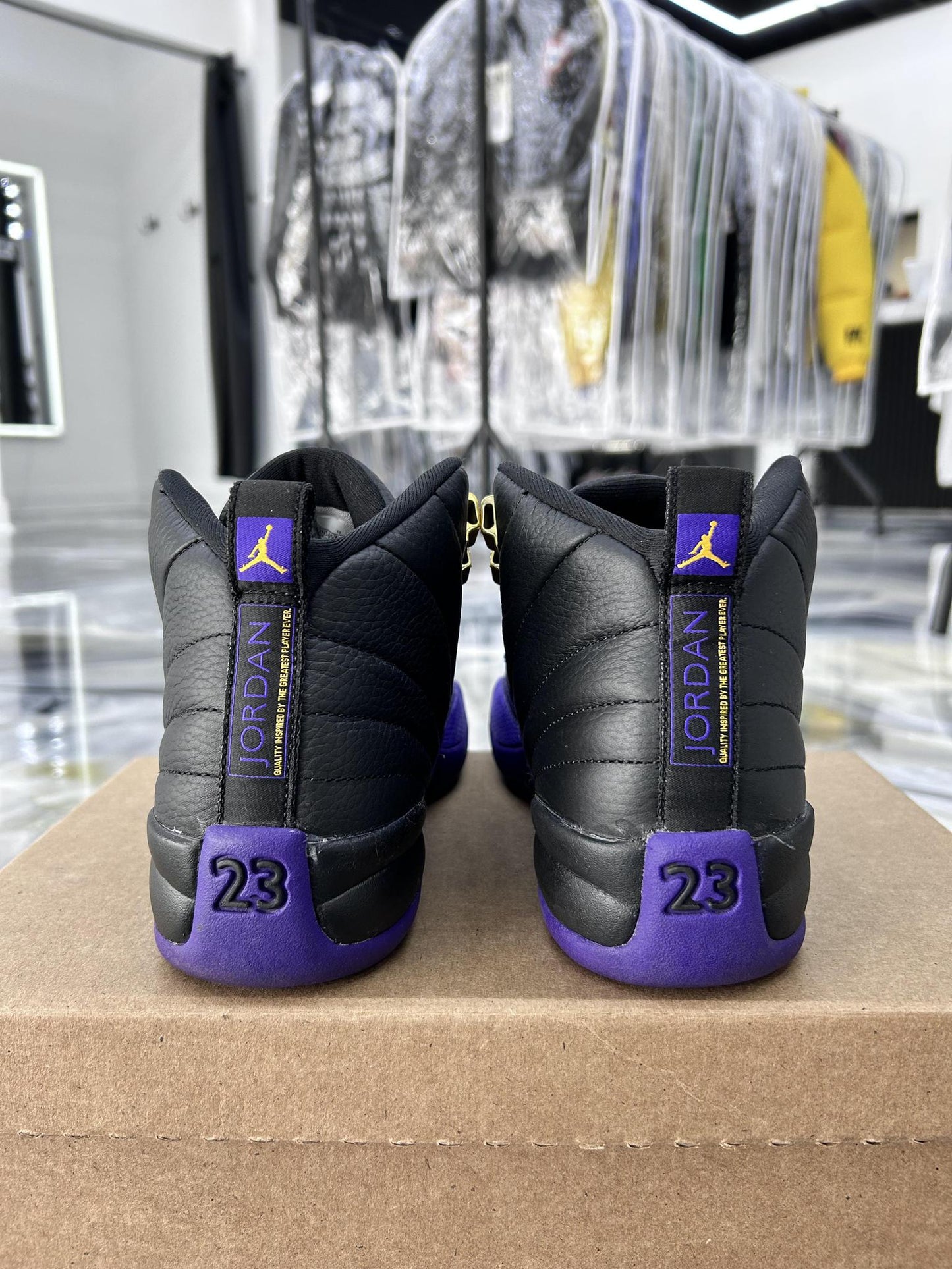 Jordan 12 "Field Purple" Used Size 7Y/8.5W