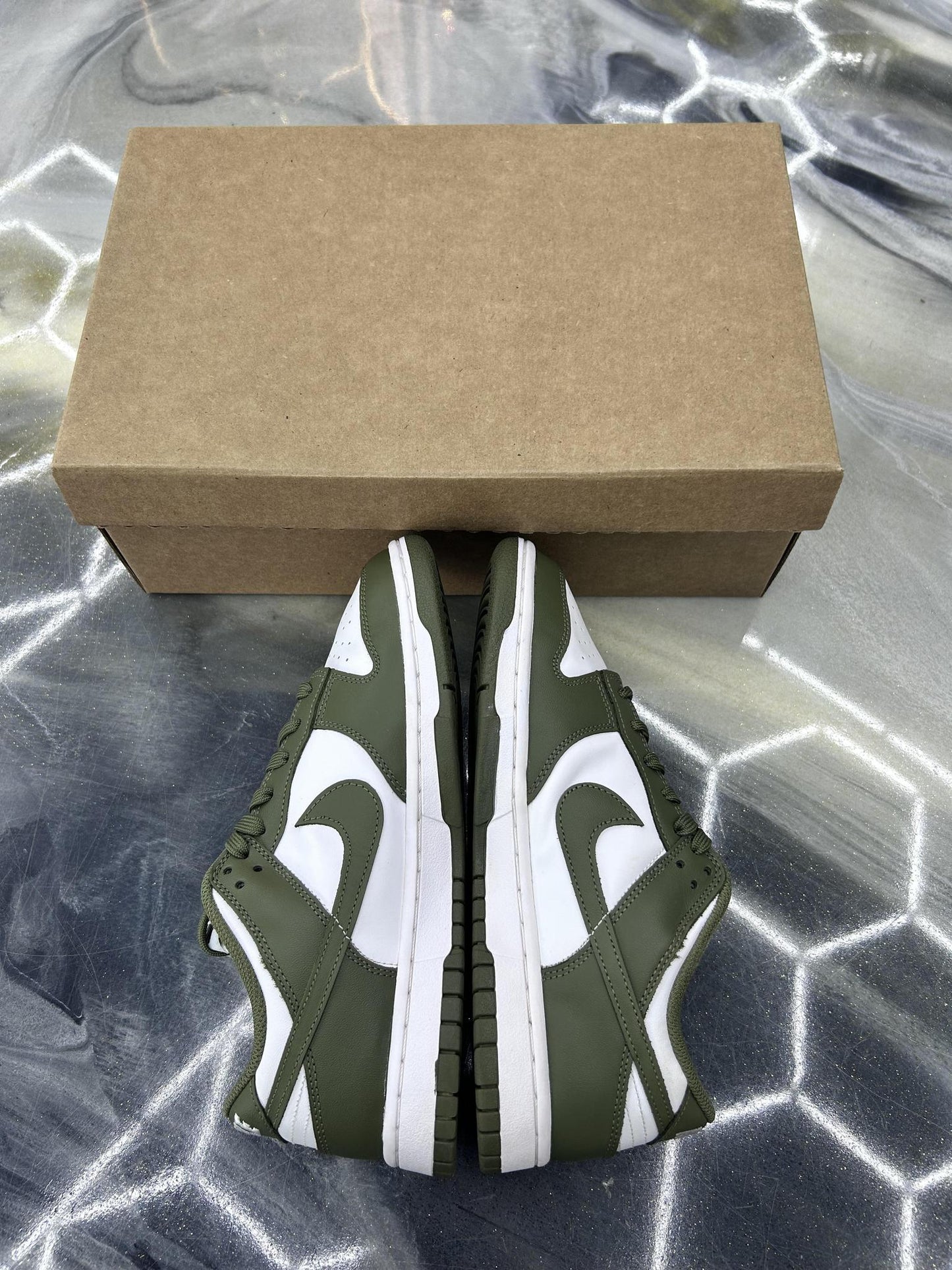 Nike Dunk Low "Medium Olive" Used Size 7.5