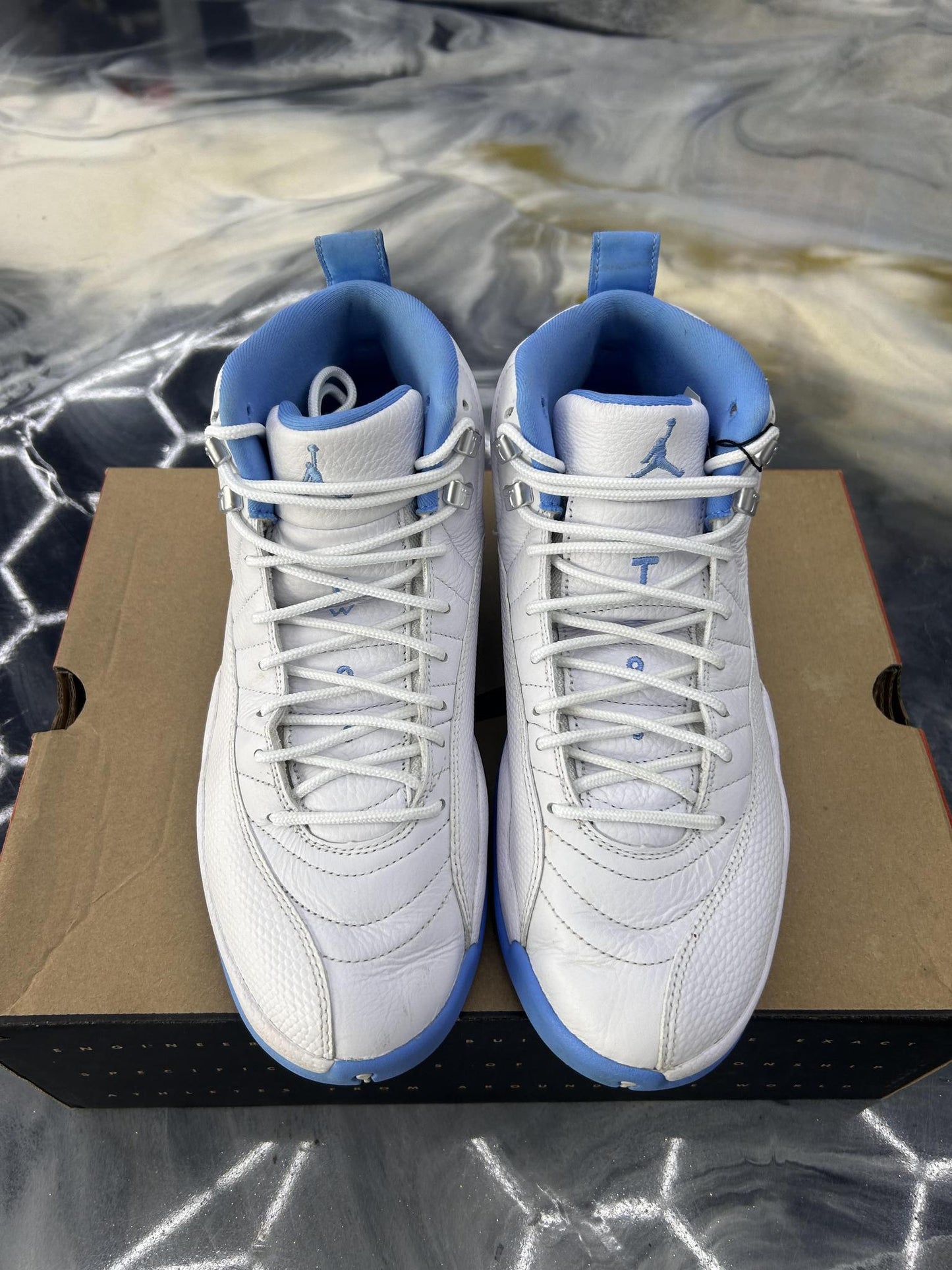 Jordan 12 "Melo" Used Size 9.5