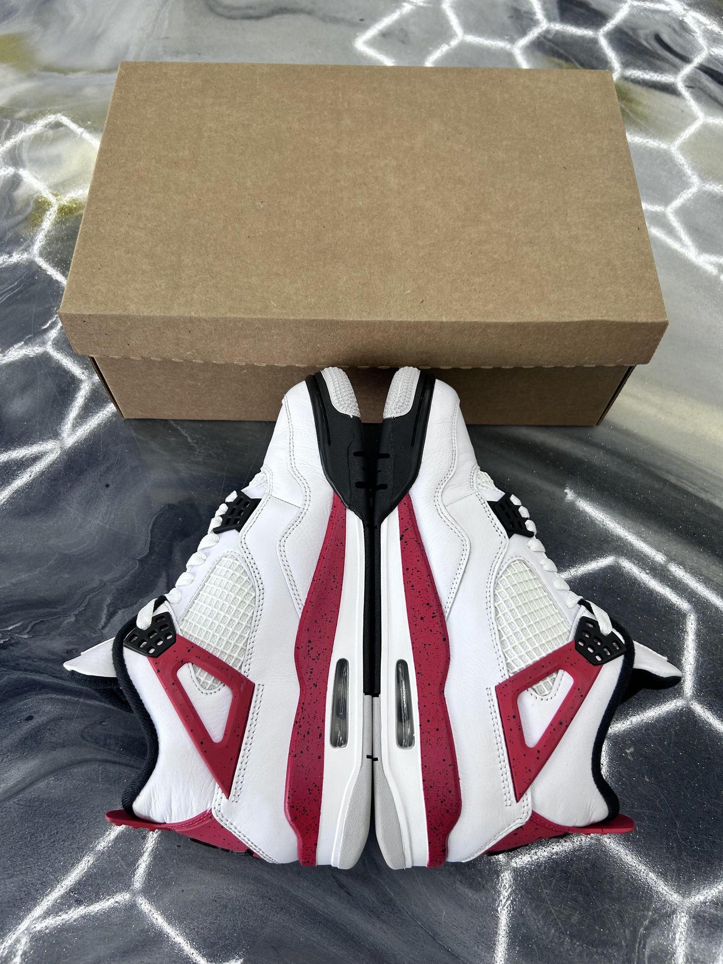 Jordan 4 "Red Cement" Used Size 7.5