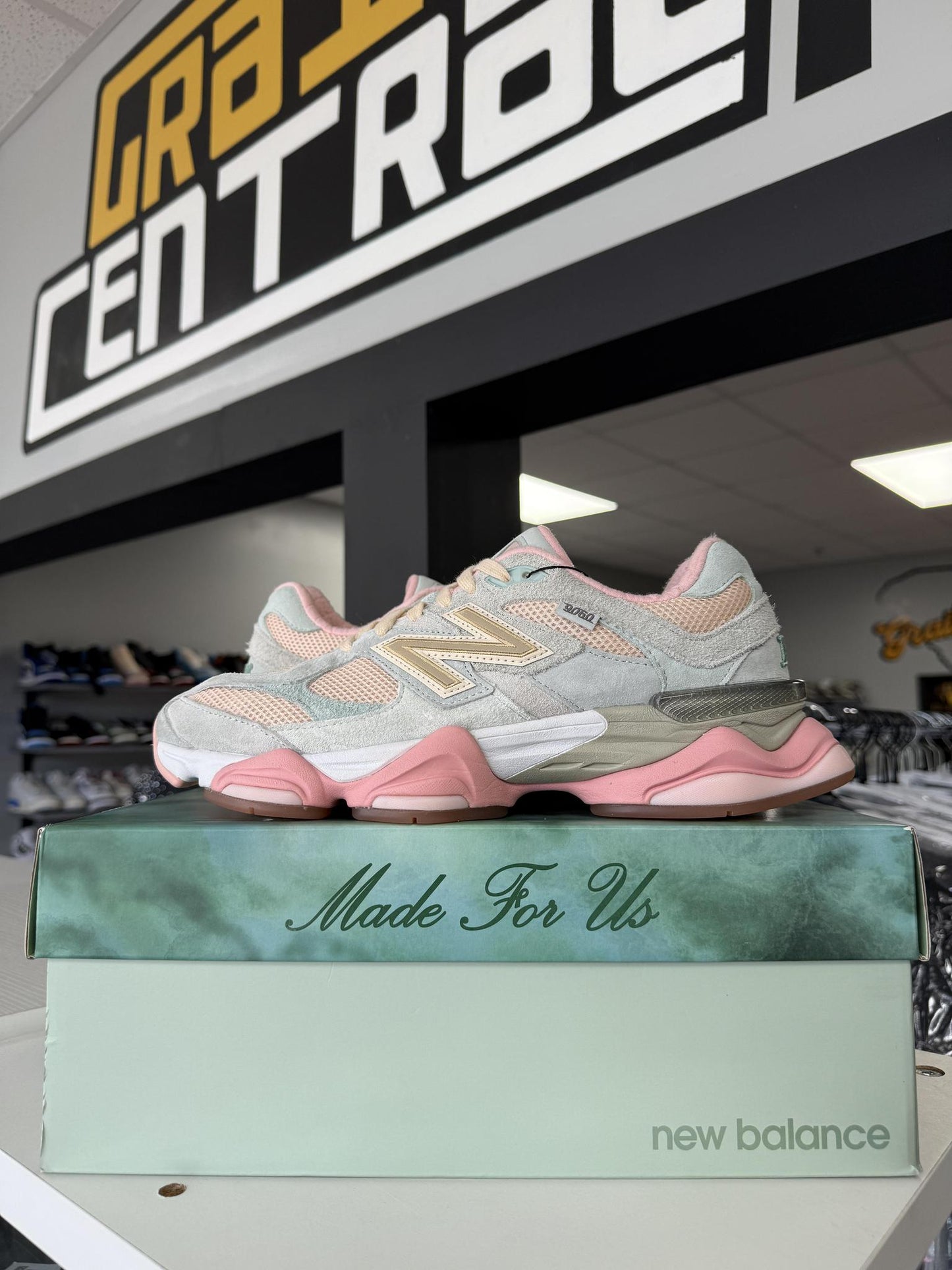 New Balance 9060 x JFG "Baby Shower Blue" Used Size 9.5