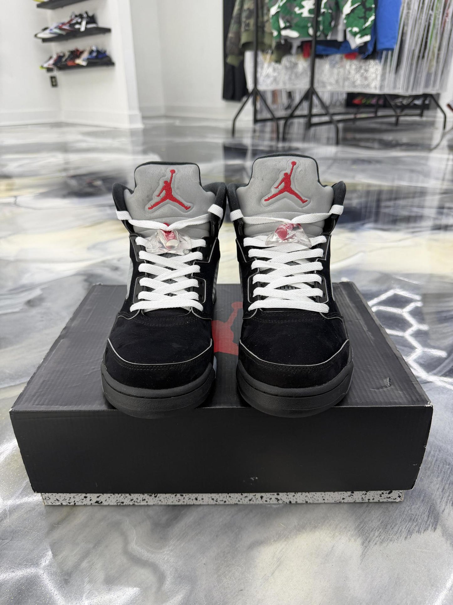 Jordan 5 Metallic Used Size 9