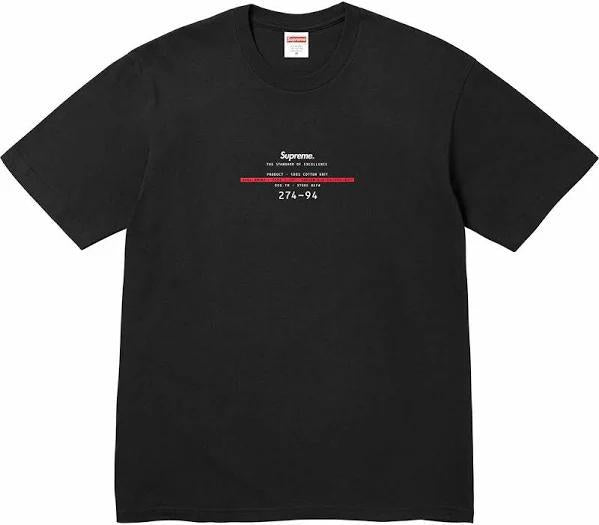 Supreme The Standard Tee "Black"