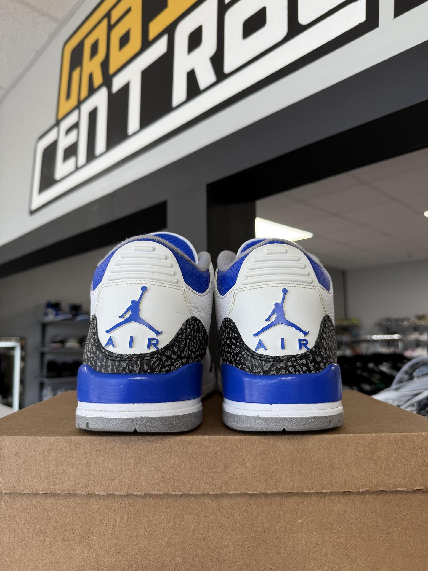 Jordan 3 "Racer Blue" Used Size 13