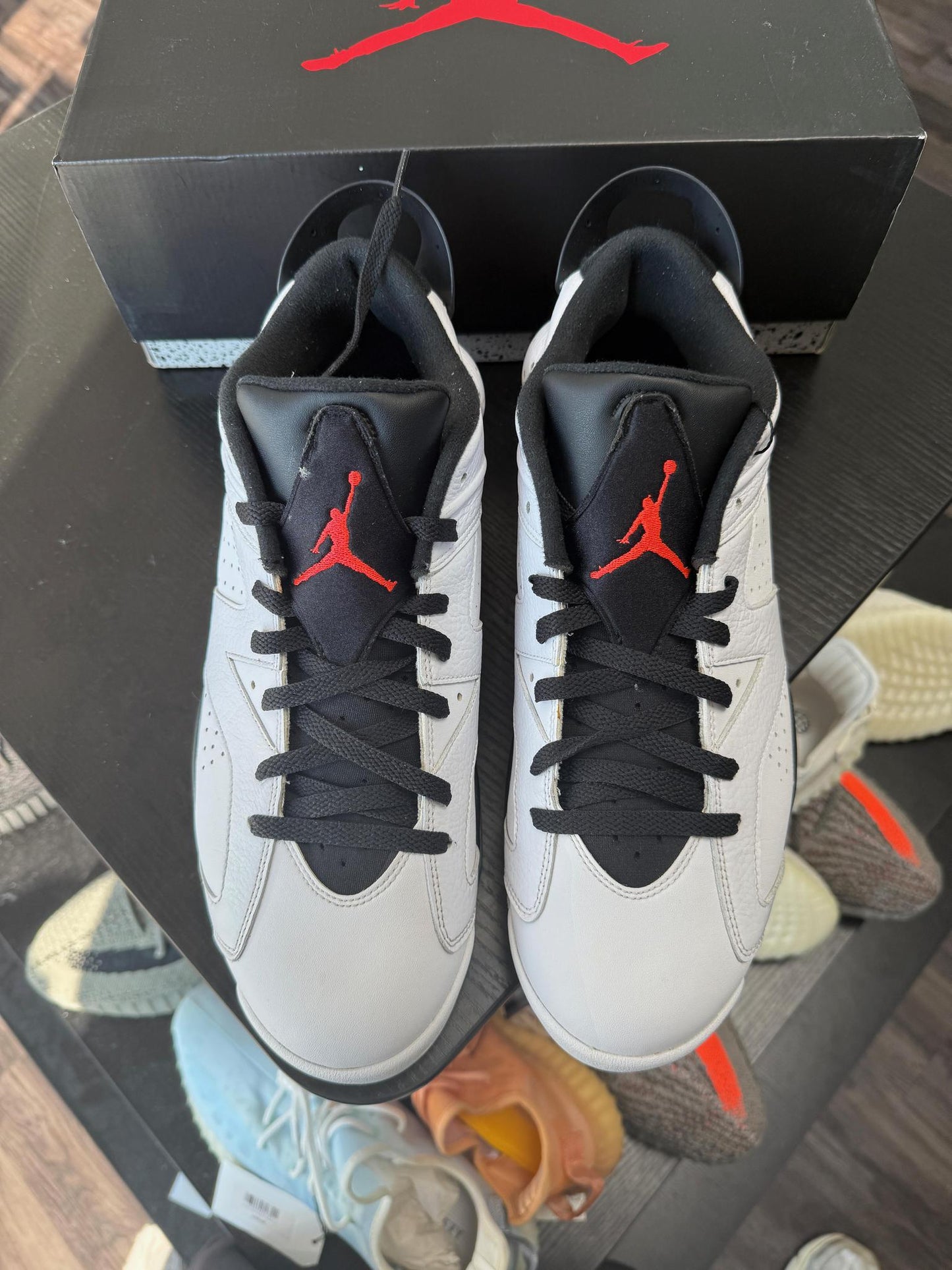 Jordan 6 Low "Infrared White" Used Size 13