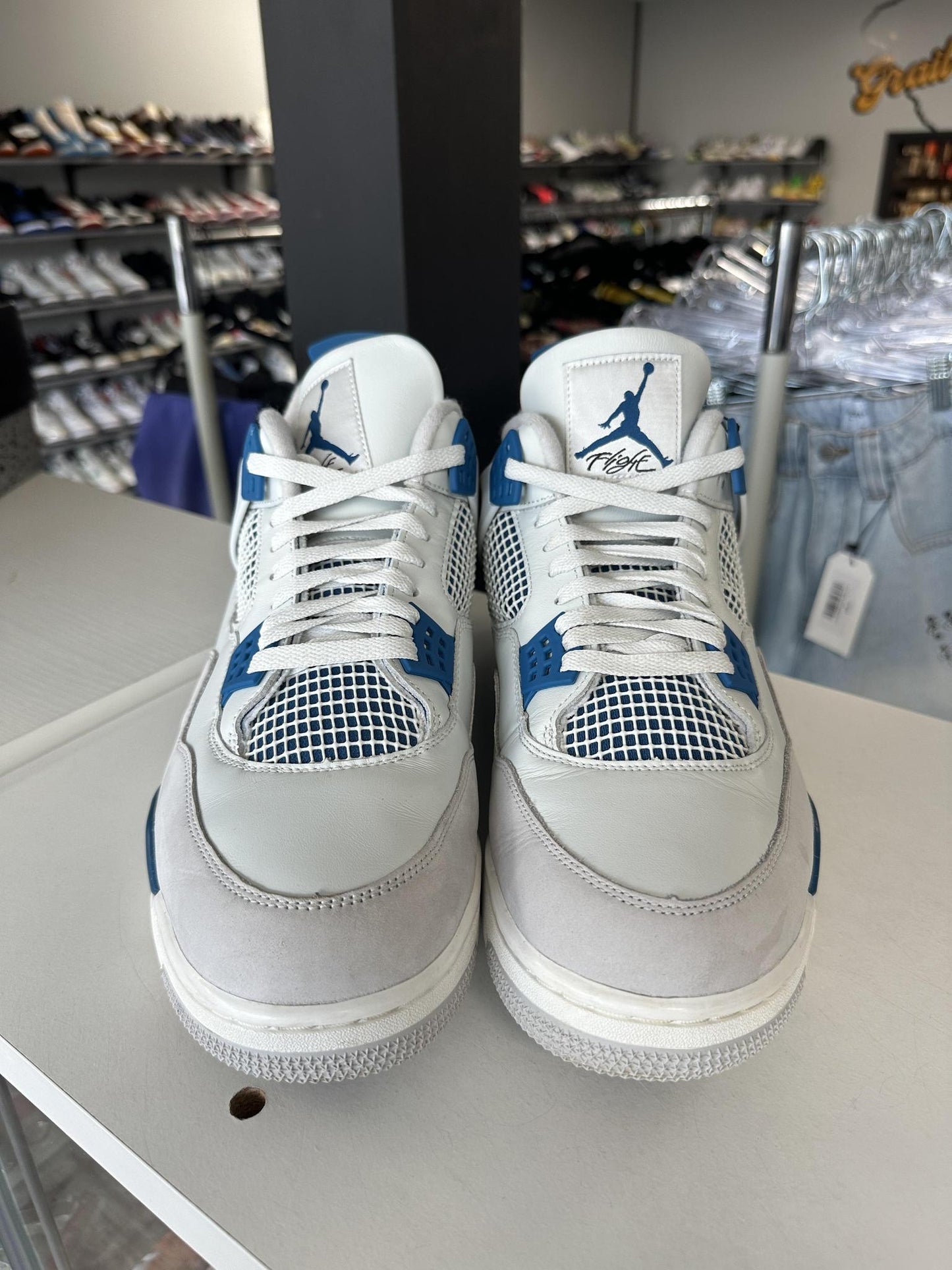 Jordan 4 "Military Blue" Size 15
