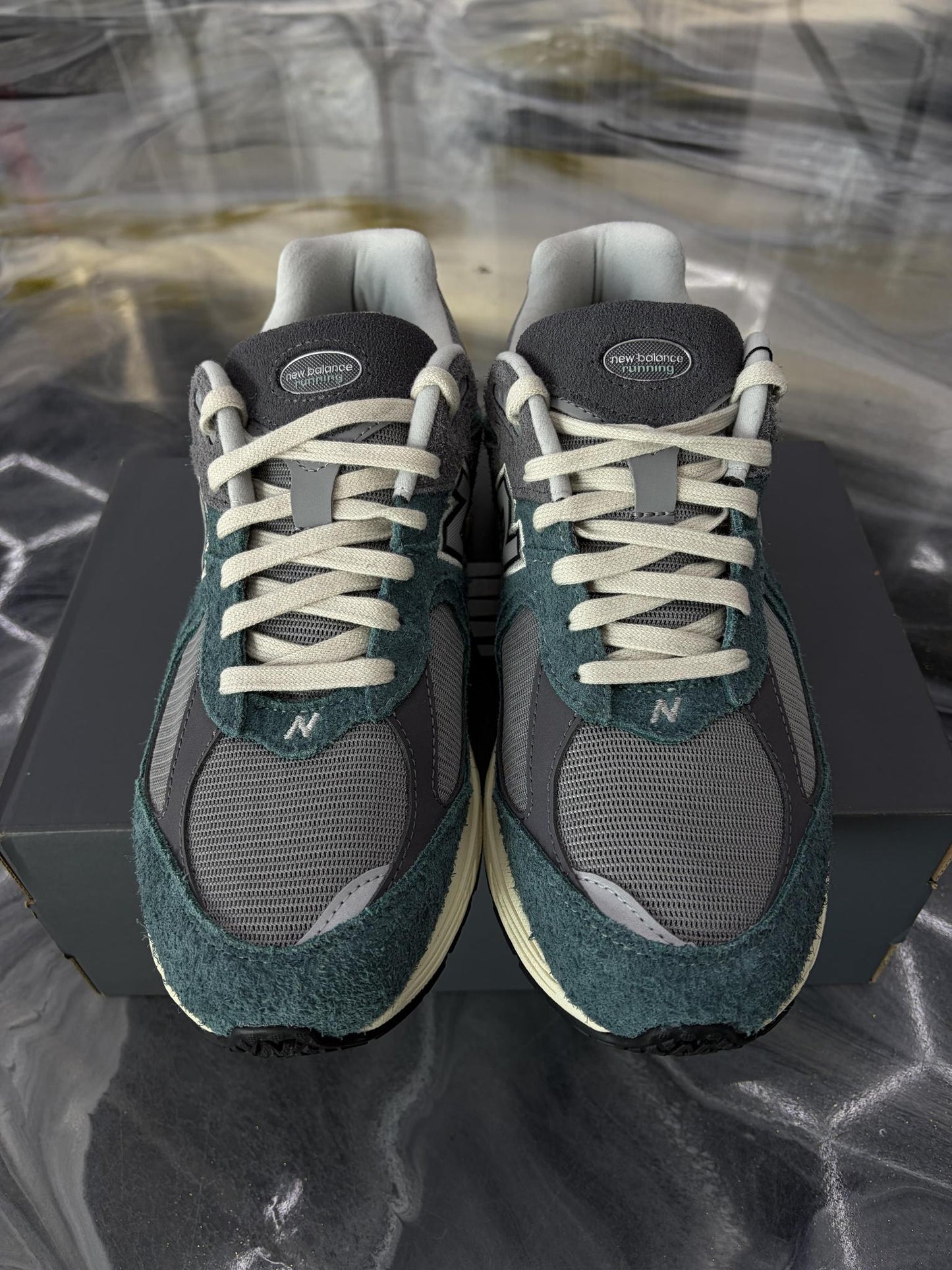 New Balance 2002R "Teal Grey" Used Size 9.5
