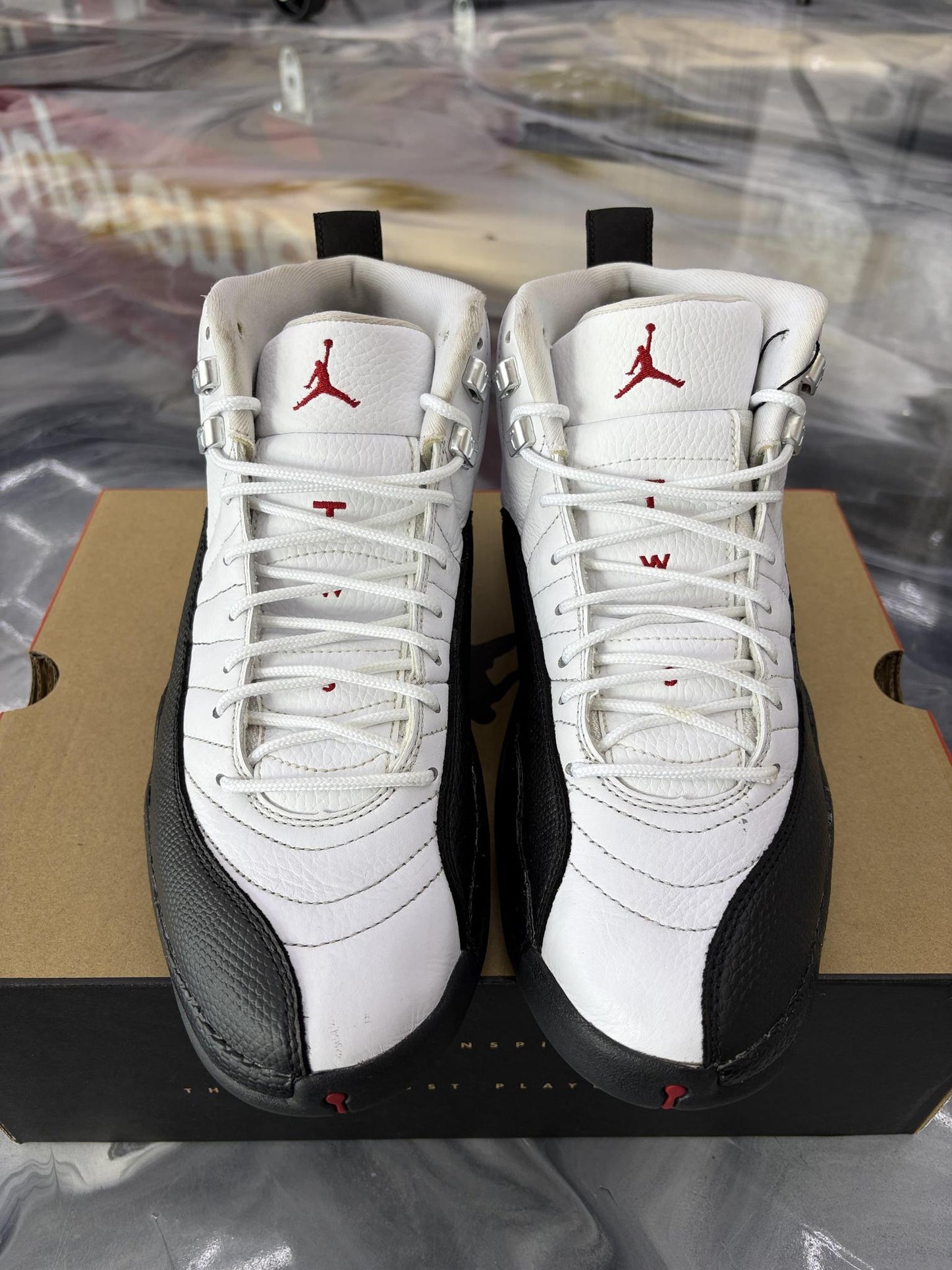 Jordan 12 "Taxi Flip" Used Size 9.5