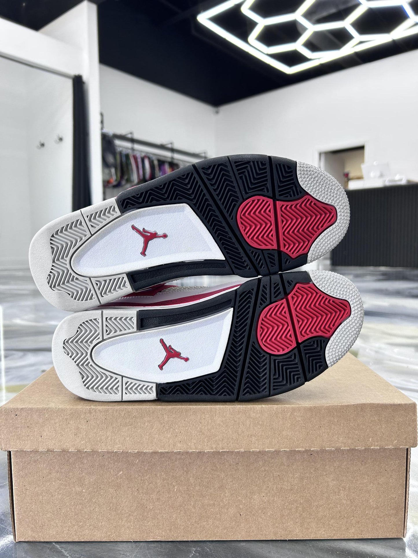 Jordan 4 "Red Cement" Used Size 7.5