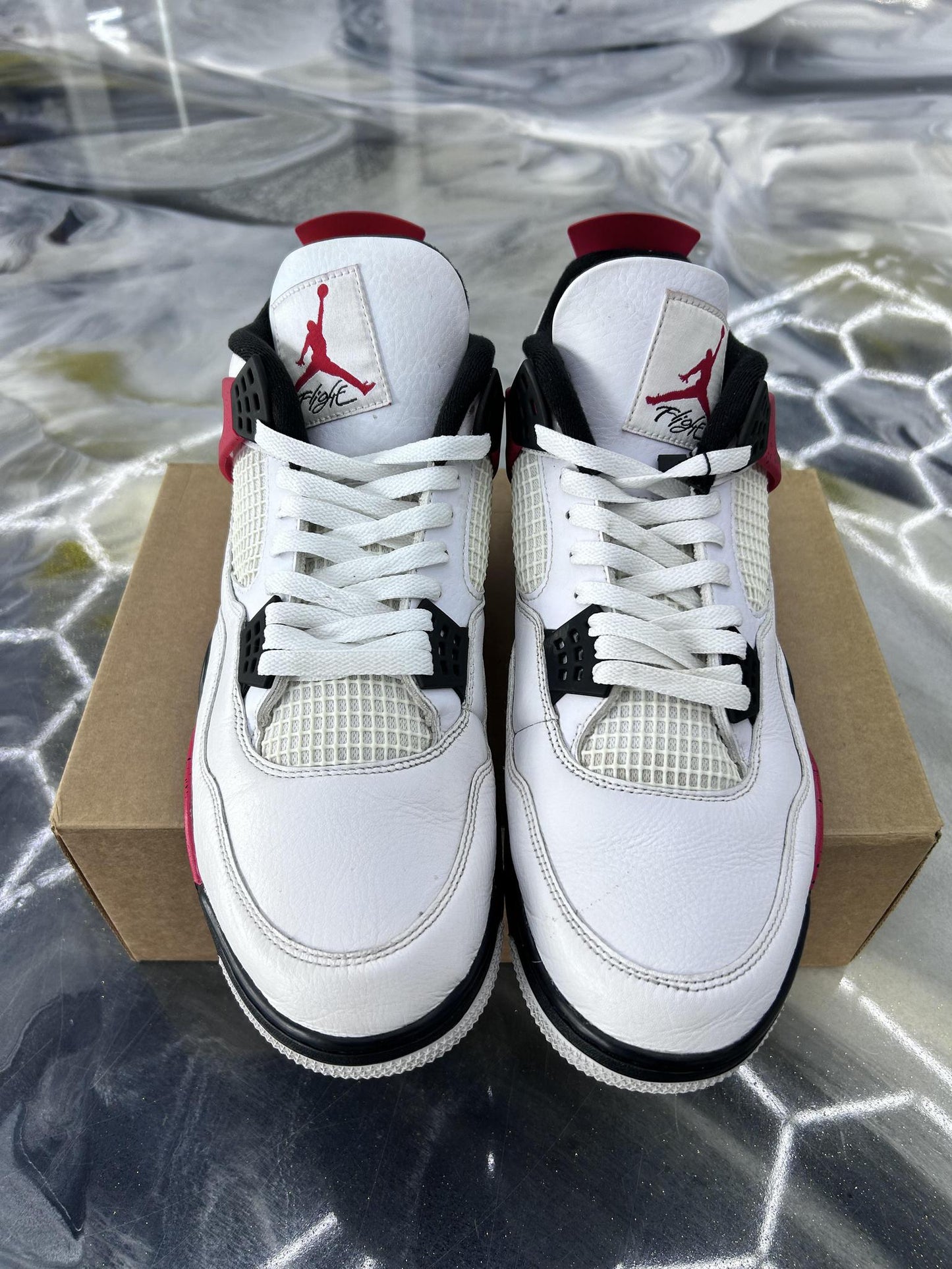Jordan 4 "Red Cement" Used Size 13