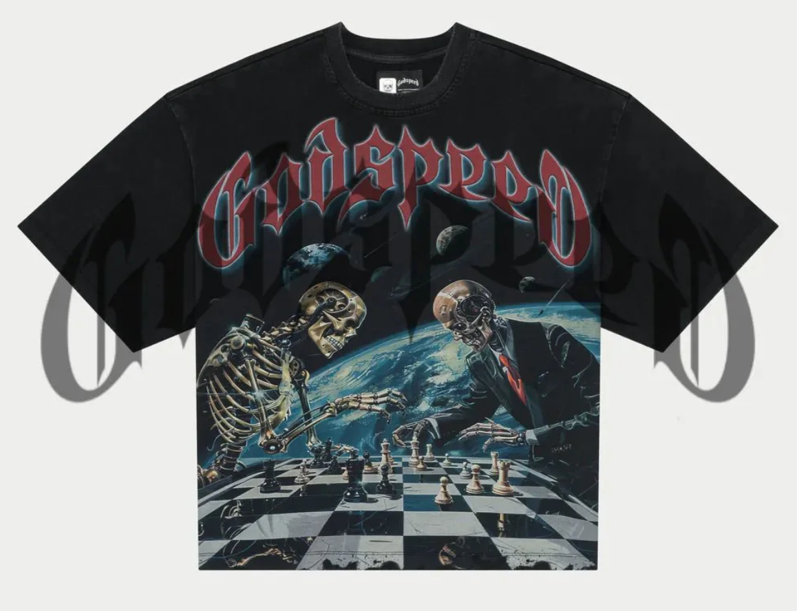 Godspeed Checkmate Tee "Black"