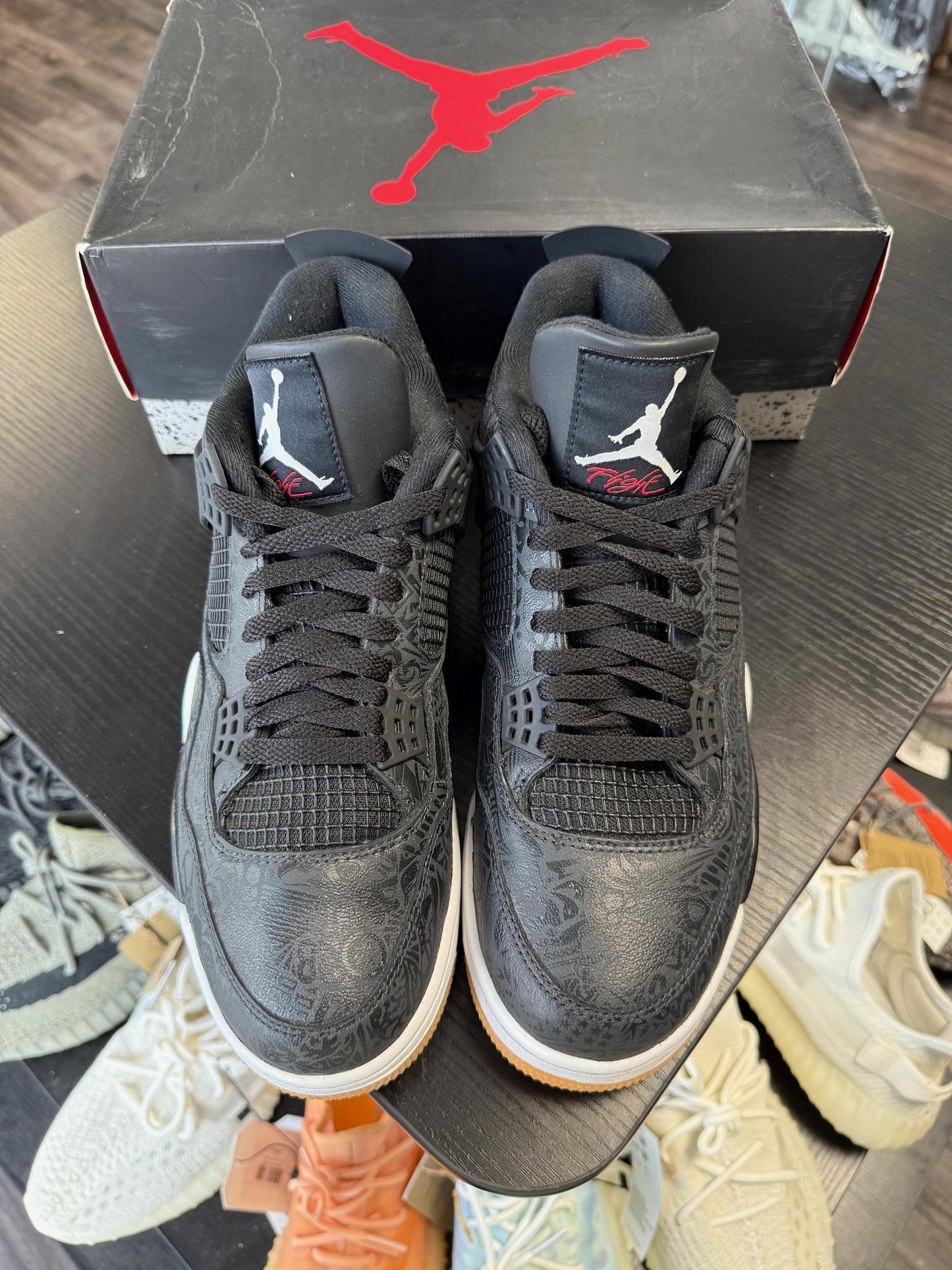 Jordan 4 "Laser Gum" Used Size 10