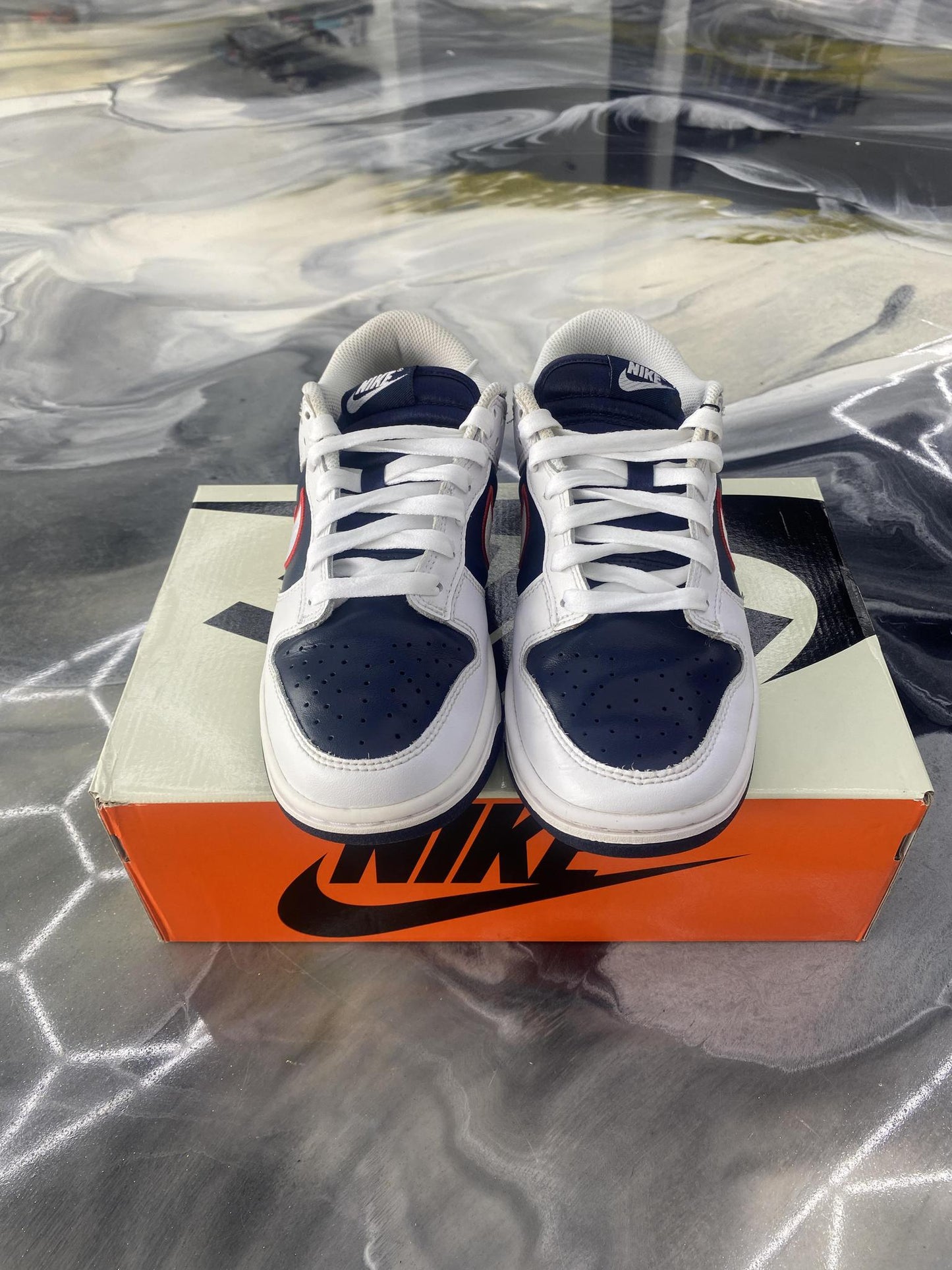 Nike Dunk Low "Houston Comets" Used Size 6.5