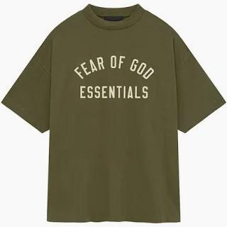 Essentials Jersey Crewneck Tee "Military"