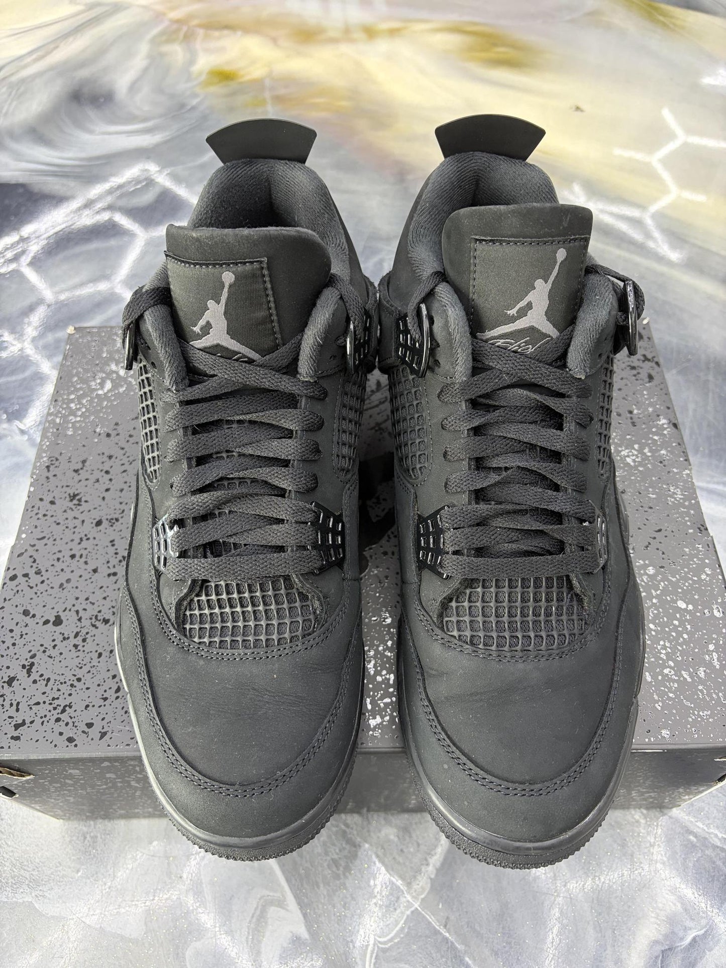 Jordan 4 "Black Cat" Used Size 10.5