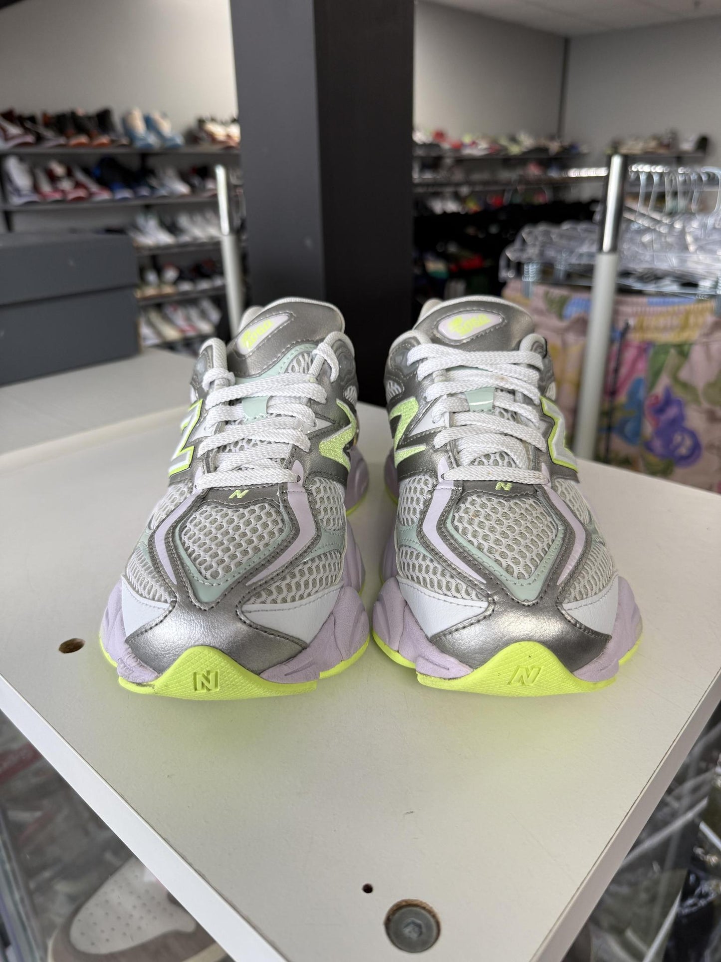 New Balance 9060 "White Taro" Used Size 5.5Y/7W