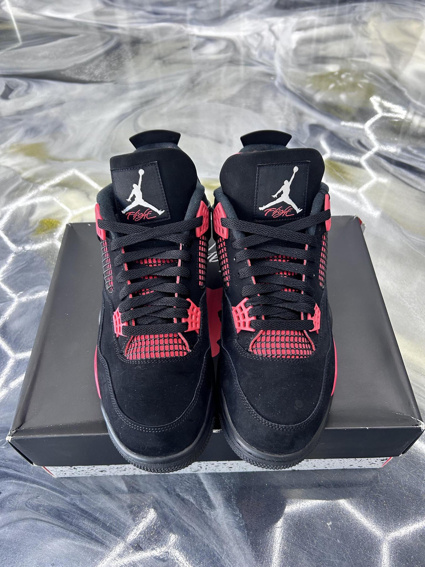 Jordan 4 "Red Thunder" Used Size 12