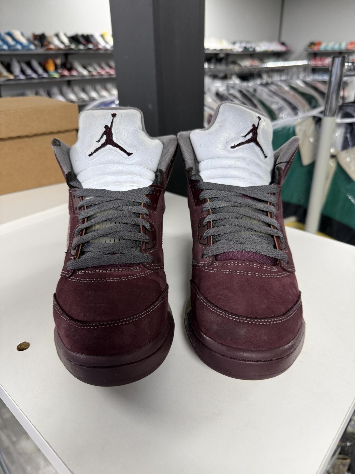 Jordan 5 "Burgundy" Used Size 6Y/7.5W