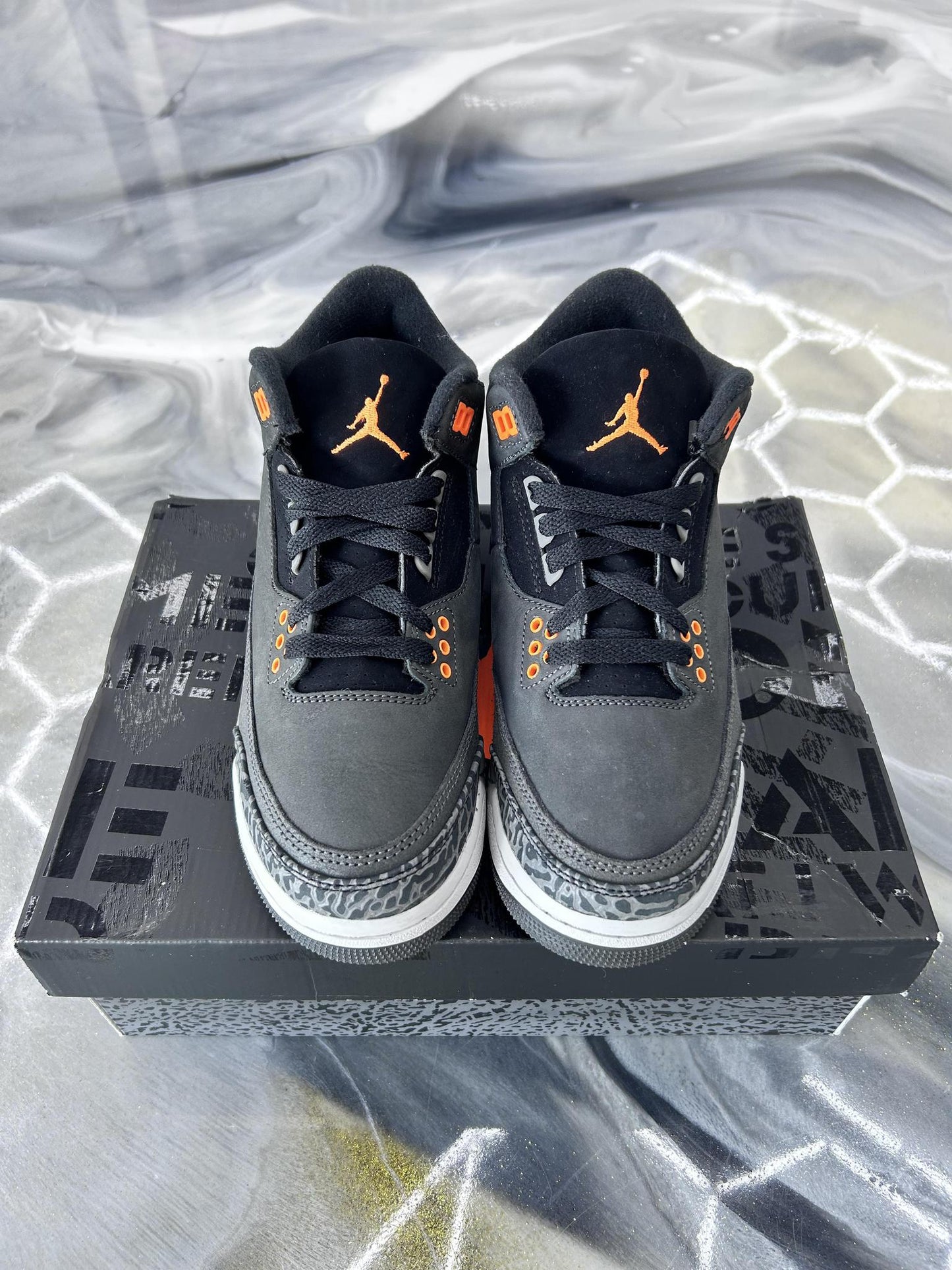 Jordan 3 "Fear" Used Size 6Y/7.5W