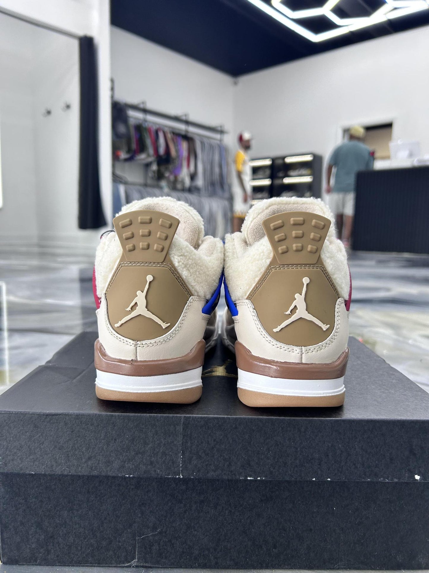 Jordan 4 "Where The Wild Things" Used Size 6.5Y/8W