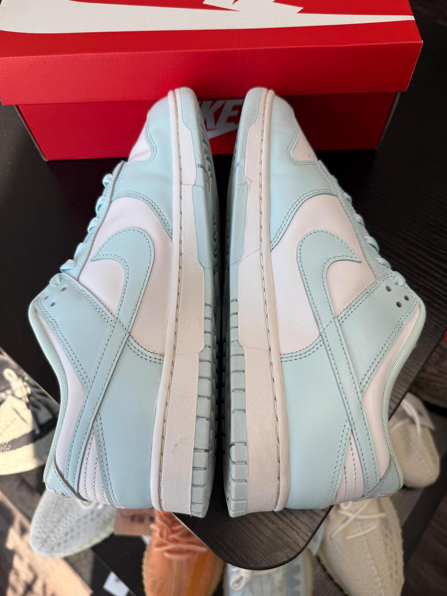 Dunk Low "Glacier Blue" Used Size 12