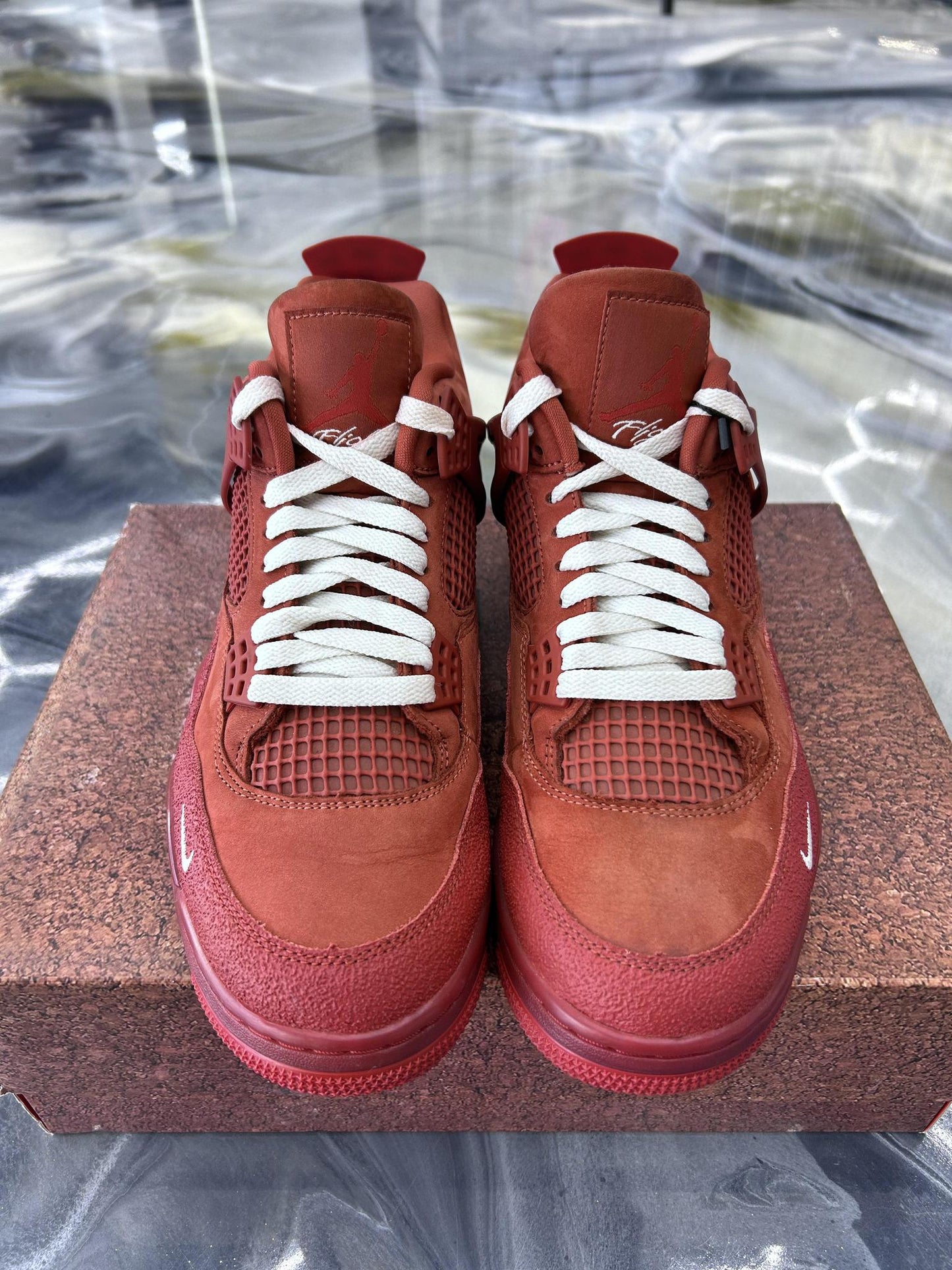 Jordan 4 "Brick By Brick" Used Size 10